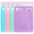 Set of 6x9.25 inch matte pastel bubble mailers by Bazicstore, lightweight padded shipping envelopes for secure mailing.
