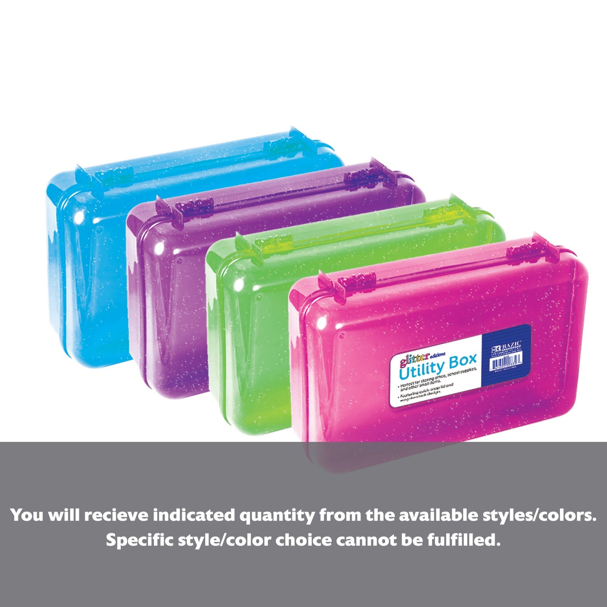 Glitter Bright Color Multipurpose Utility Box