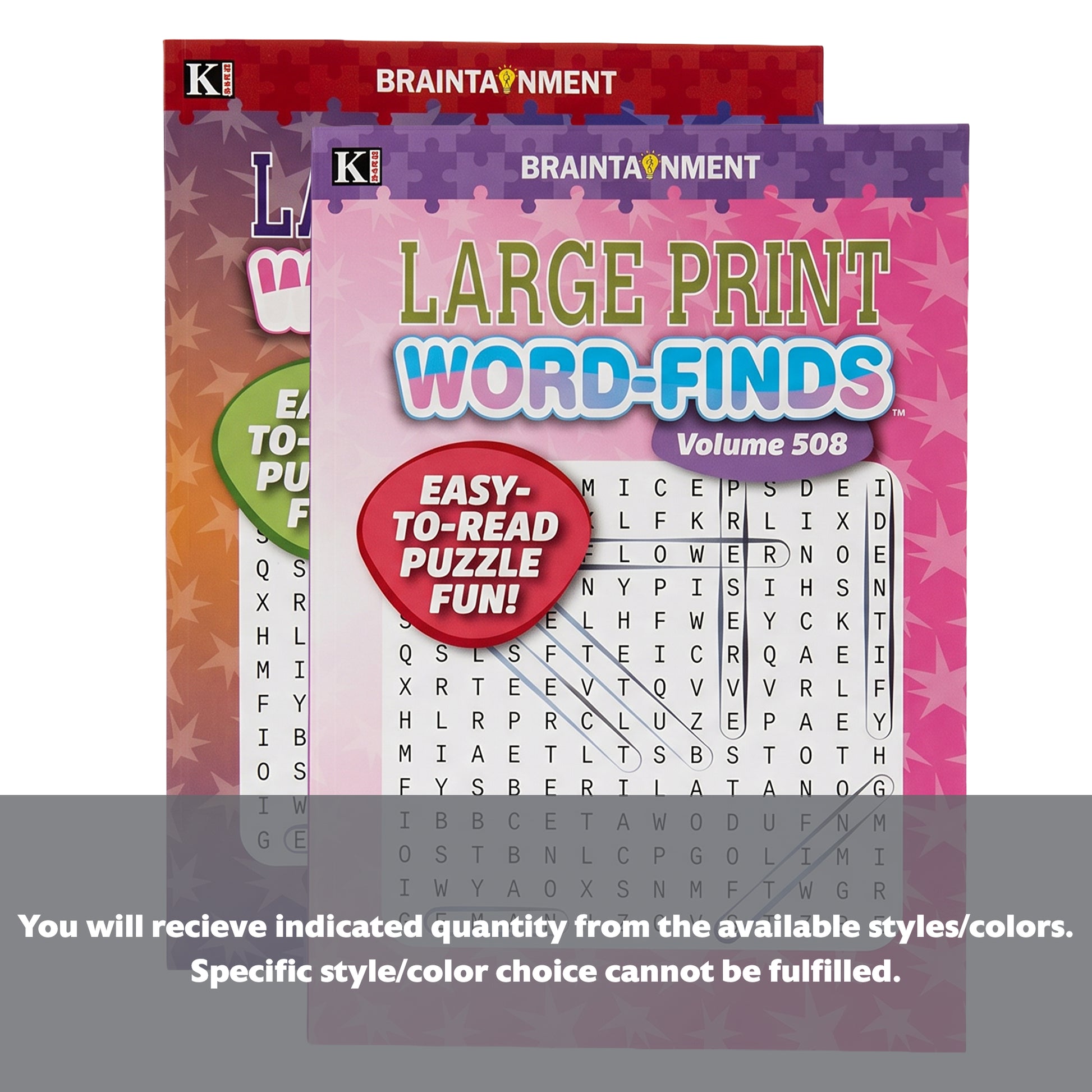 KAPPA Large Print Word Finds