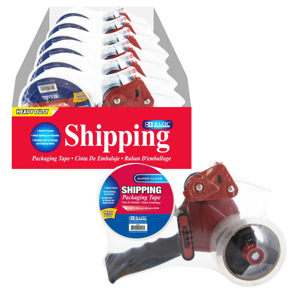 Packaging Tape Dispenser w/ (2) 1.88