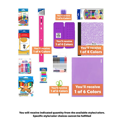 Back to School Kit, Grade 3, Girl, MINI, US