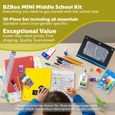 Back to School Kit, Middle School, Std, Mini, US