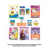 Kids coloring activity kit by BZ featuring mini art supplies and coloring tools in a compact 11-piece set.