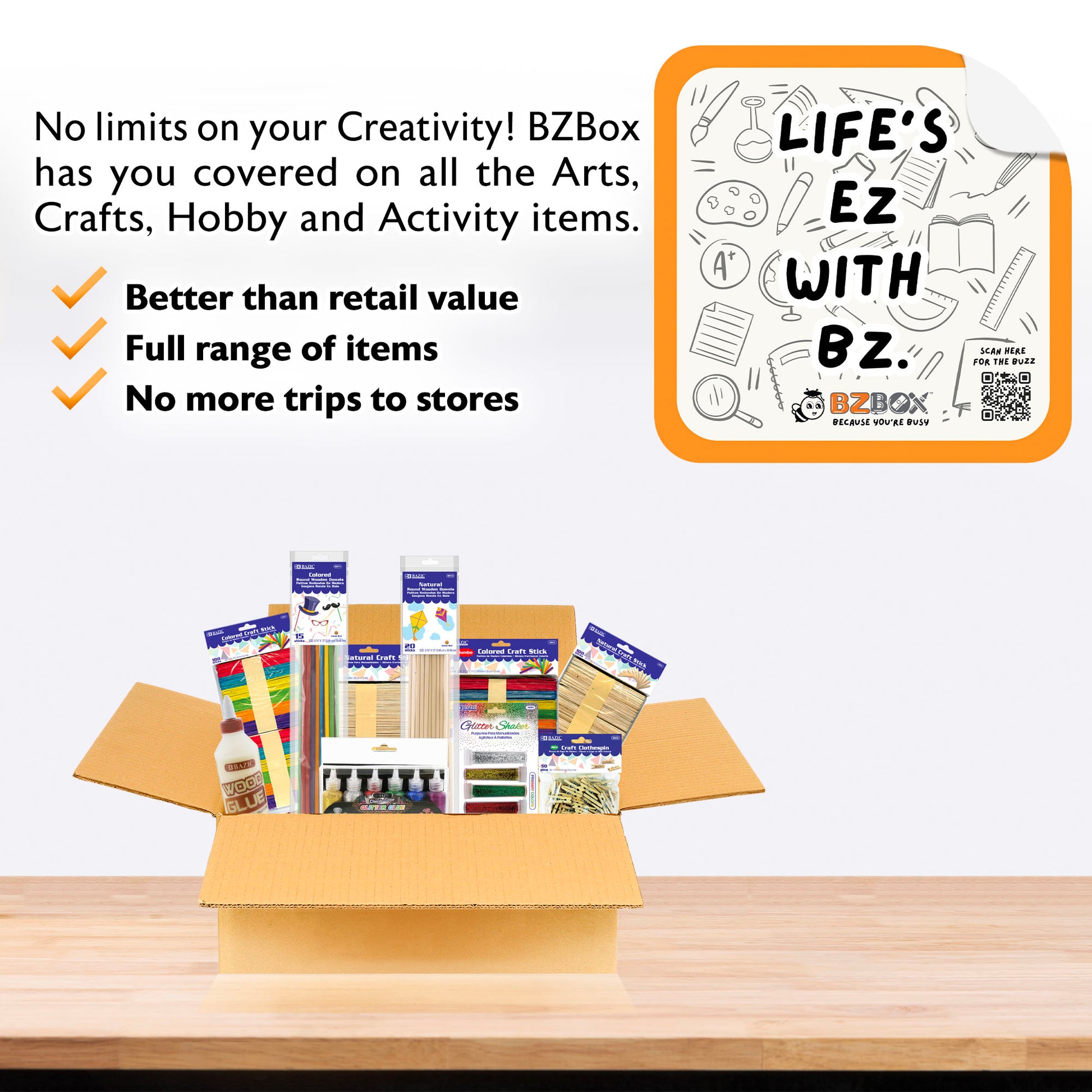 Glitter & Craft Accessories Bundle, MINI, 10 items