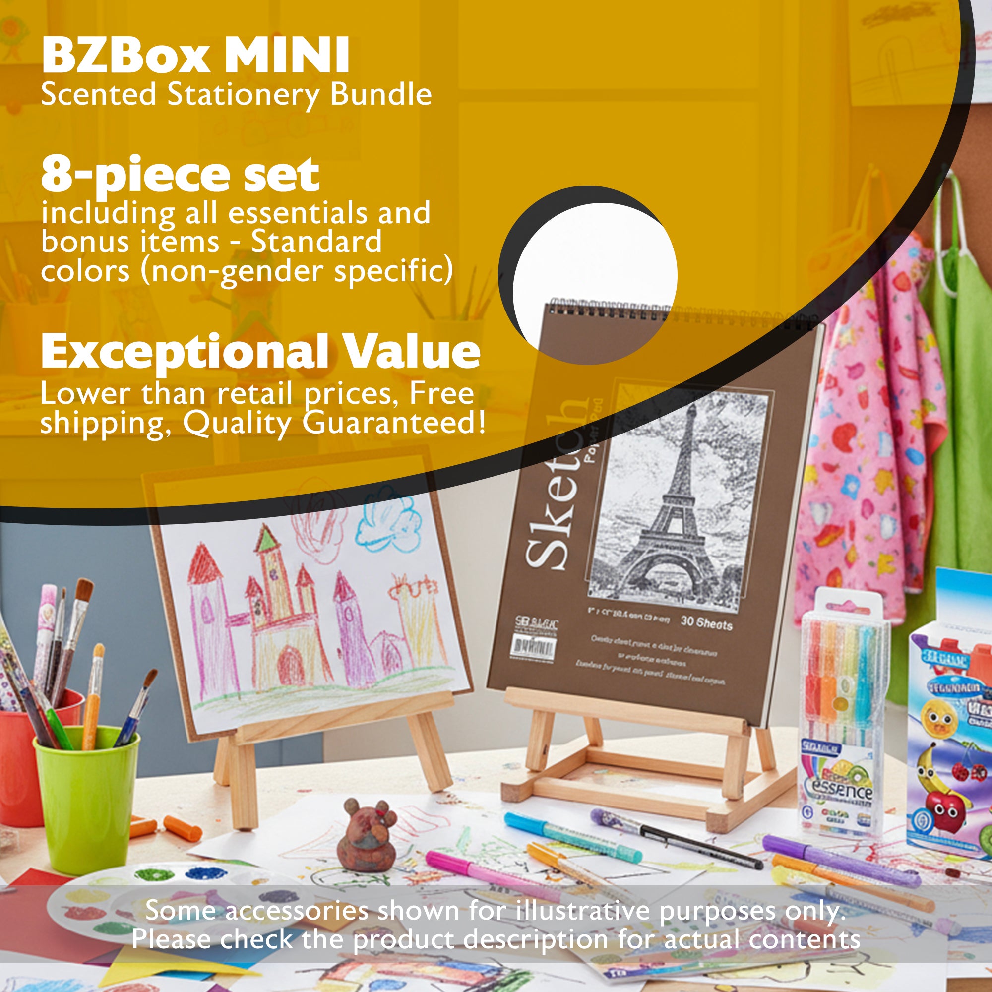 Scented Stationery Bundle, 8 Items, MINI