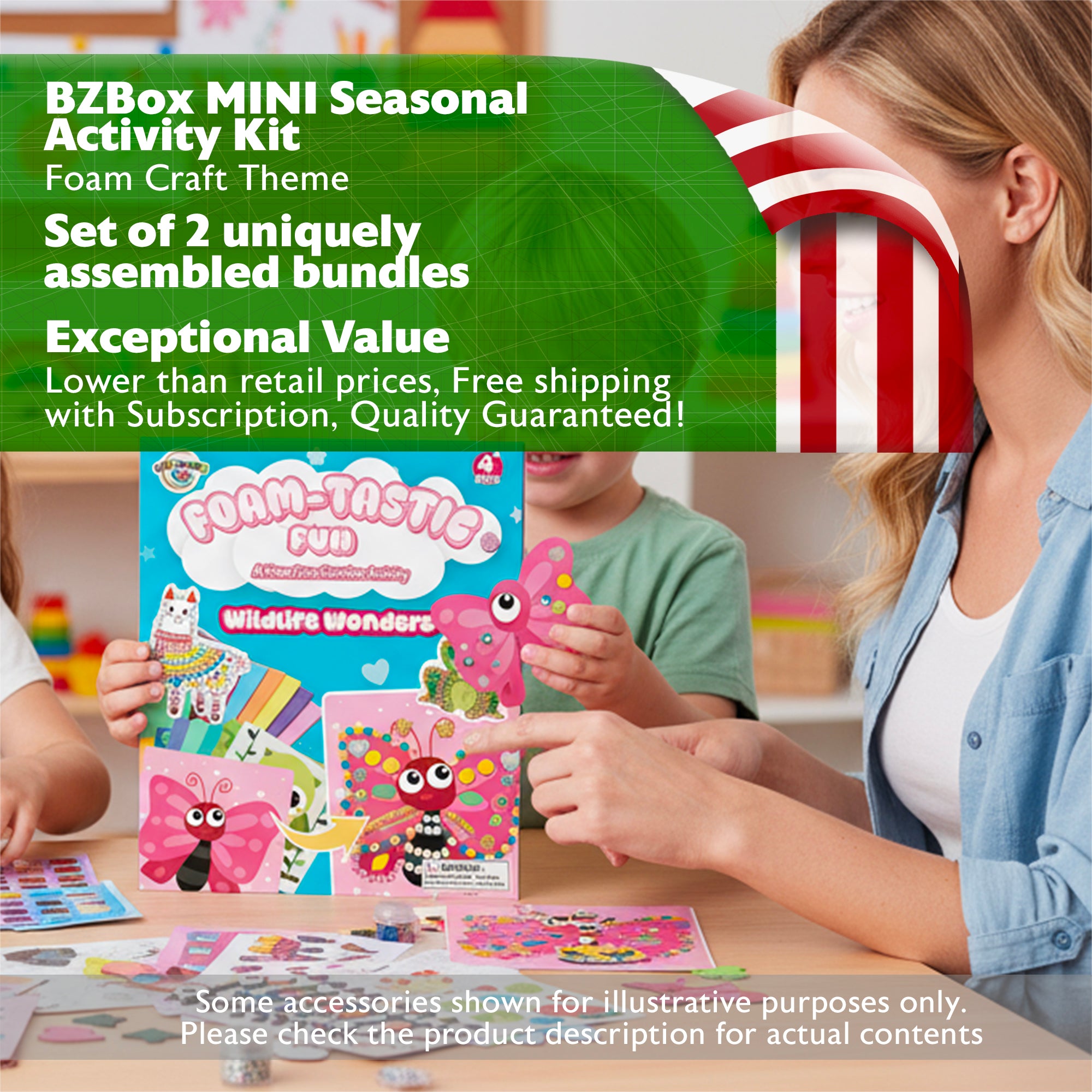 Seasonal Activity Kit, Foam Craft, 2 items, MINI