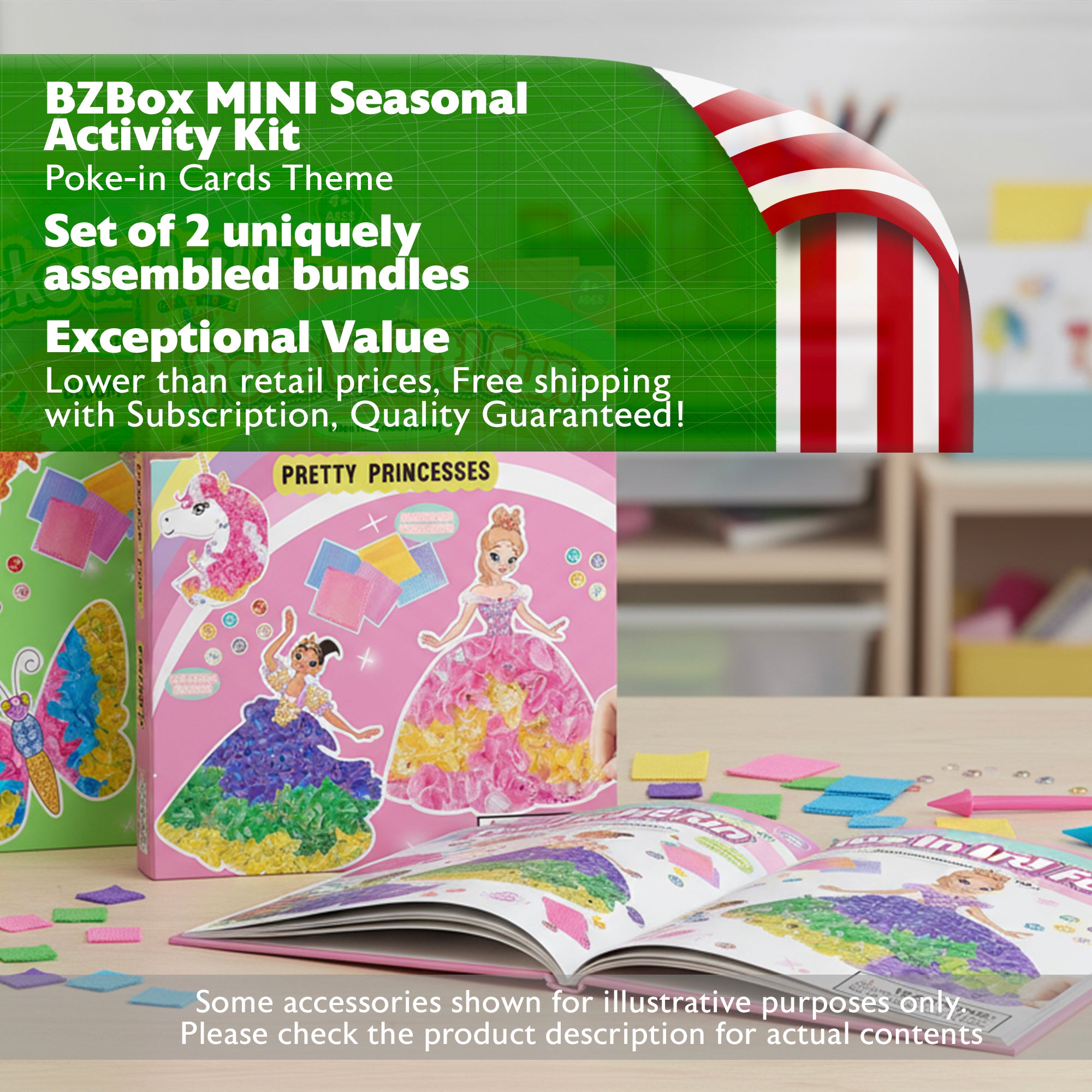 Seasonal Activity Kit, Poke-in Cards, 2 items, MINI