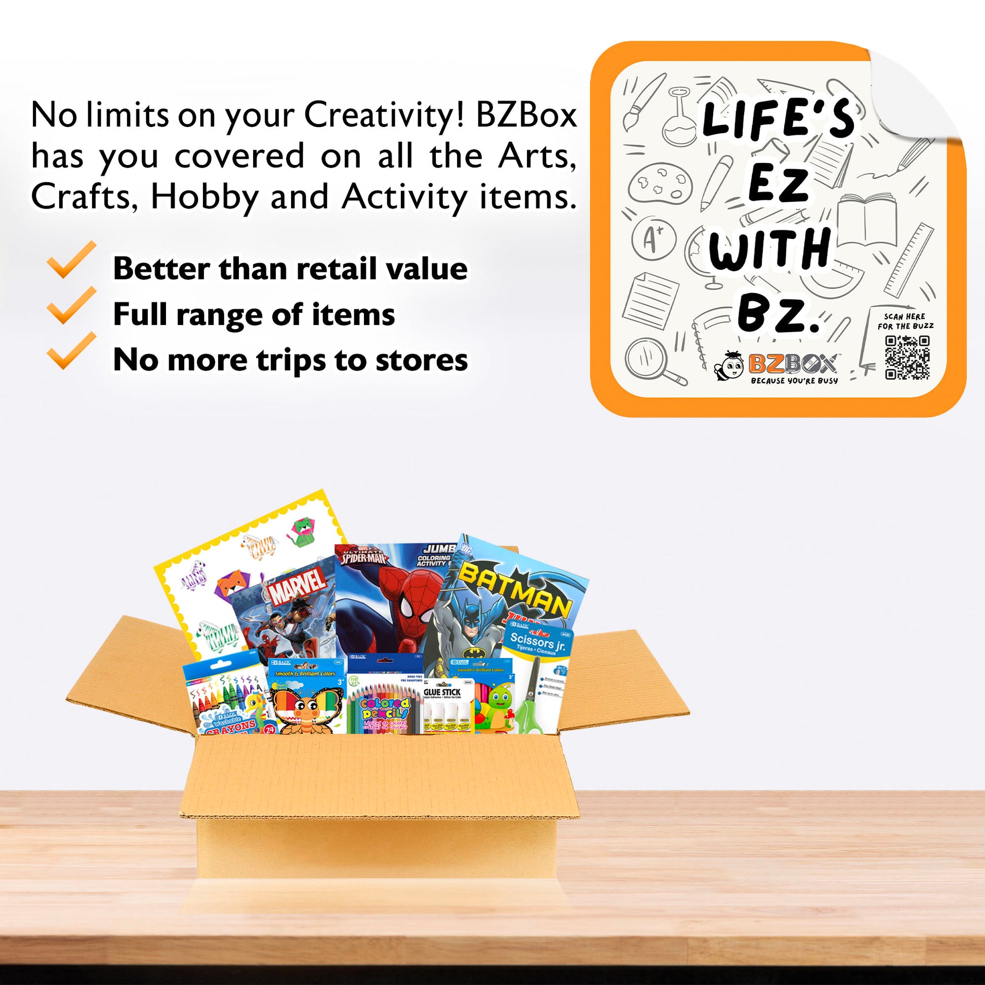 Kids Coloring Activity Kit, Essentials Kit, MINI, 10 items, BOY Theme Books.