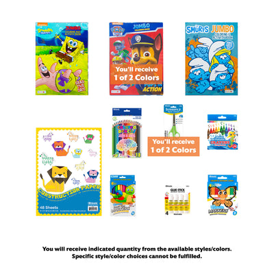 Kids Coloring Activity Kit, Essentials Kit, MINI, 10 items, Unisex
