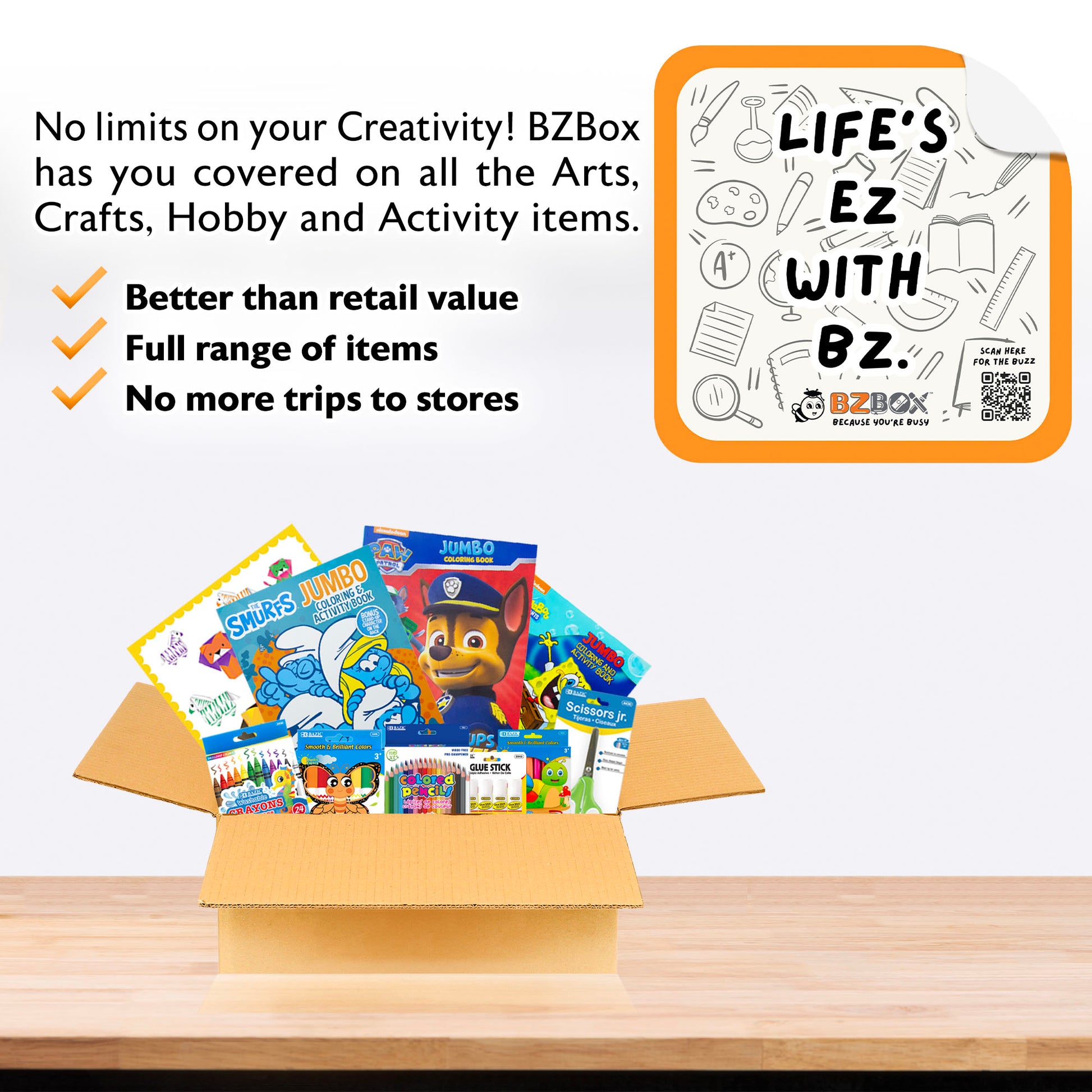 Kids Coloring Activity Kit, Essentials Kit, MINI, 10 items, Unisex