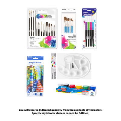 Paints and Brushes Bundle, MINI, 6 items