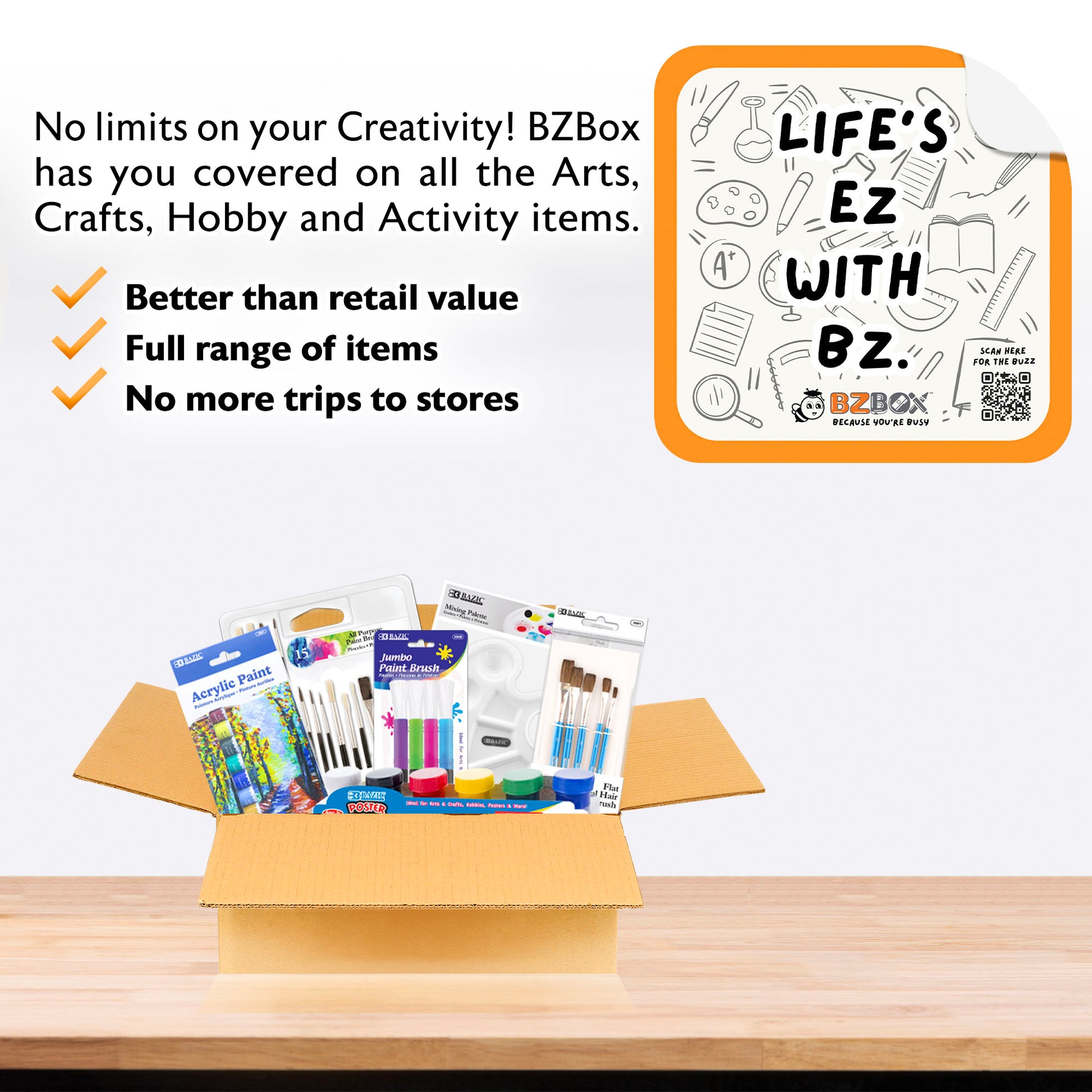 Paints and Brushes Bundle, MINI, 6 items