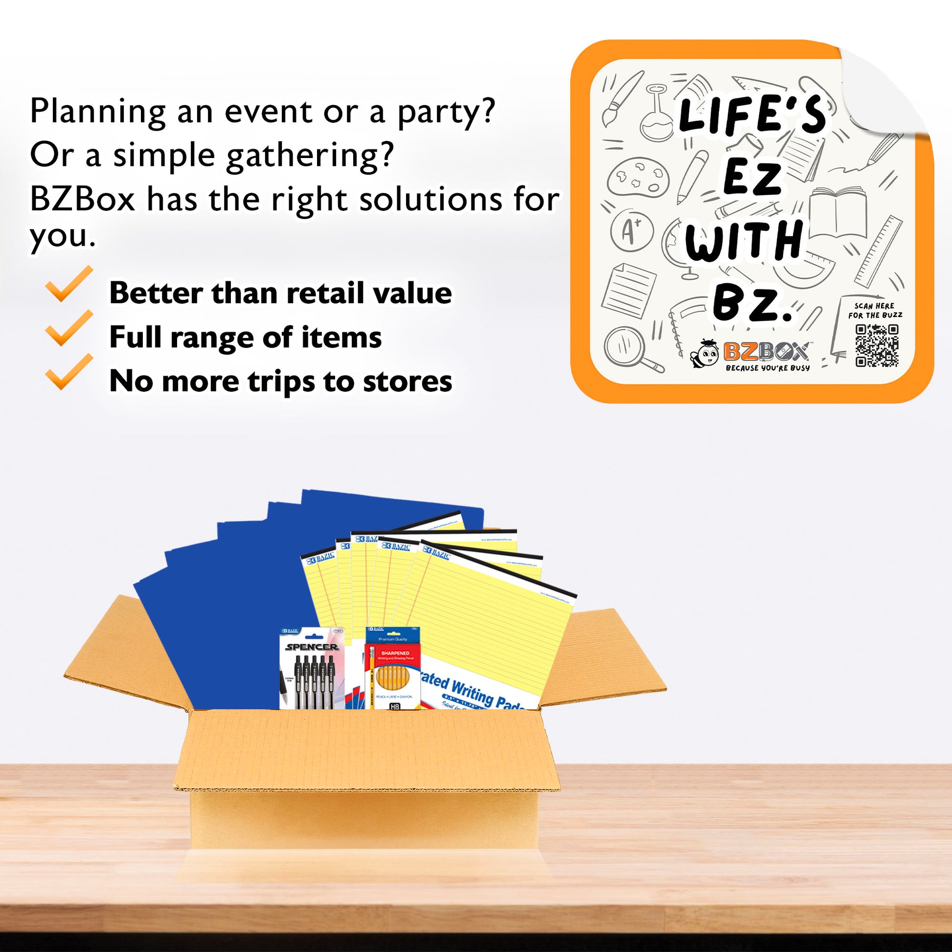 Worshop & Seminar Supply Kit for 5, 12 items, MINI