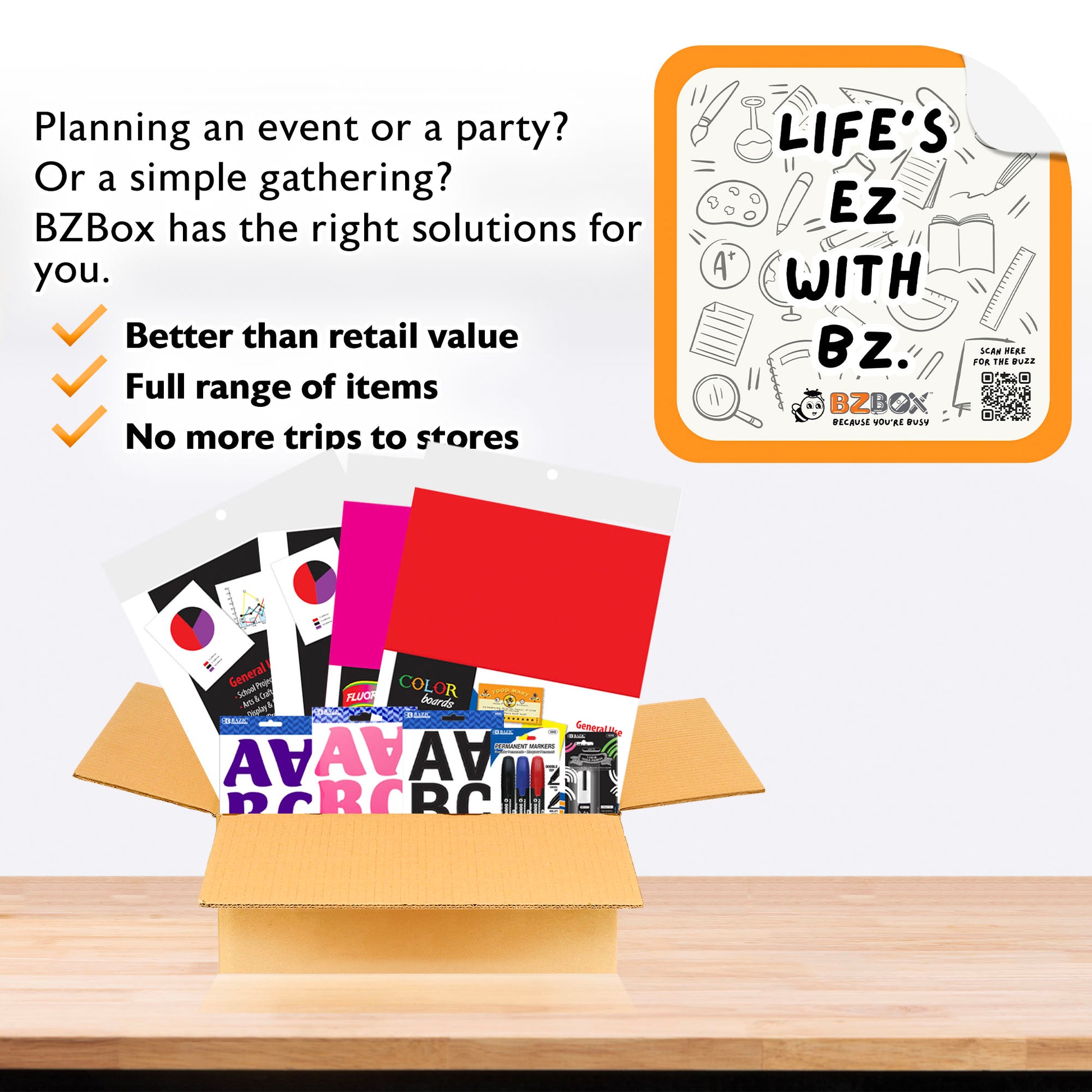 Fans and Supporters Signage Kit, 9 items, MINI