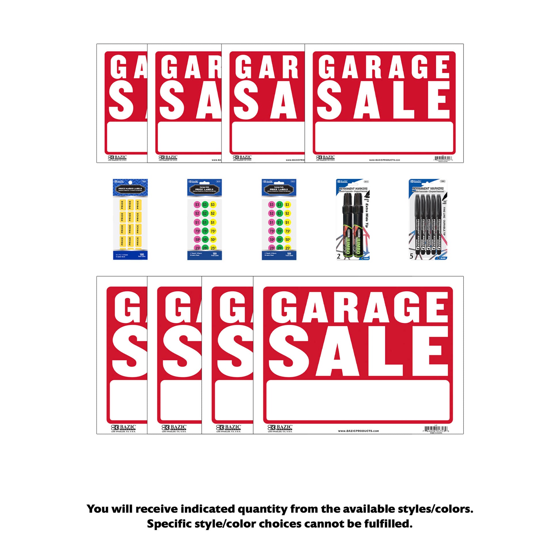 Garage Sale Kit, 13 items, MINI