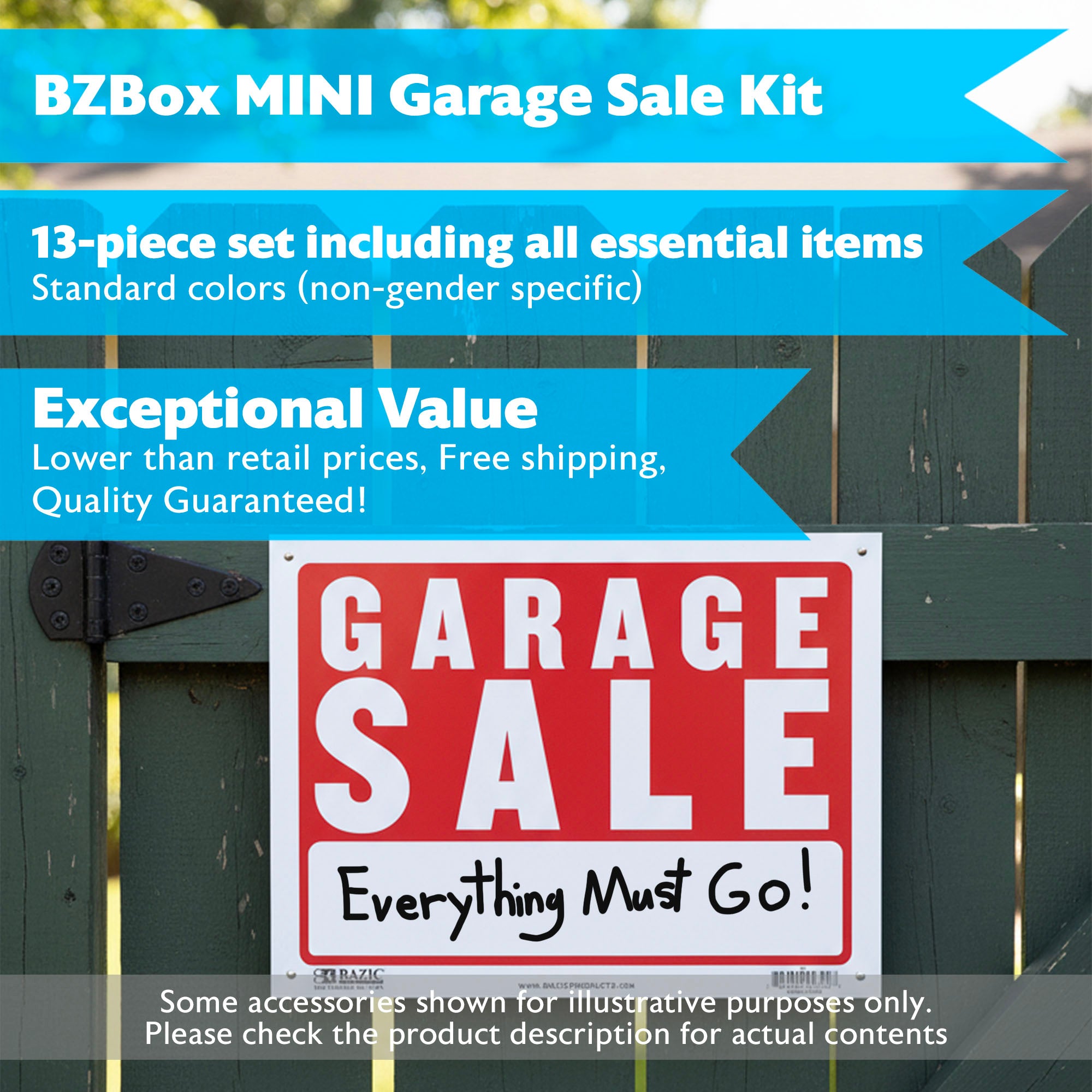 Garage Sale Kit, 13 items, MINI