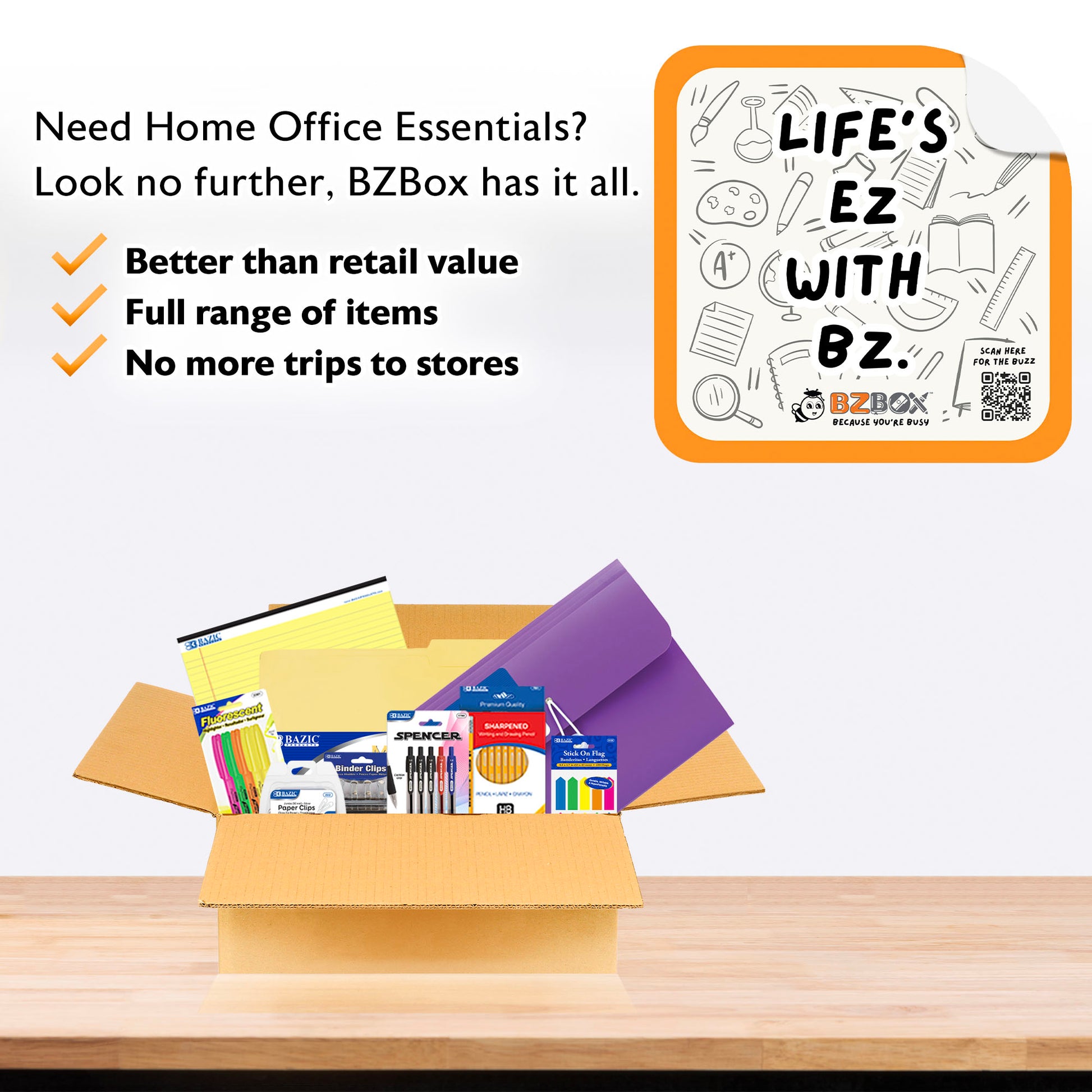 Tax Preparation Stationery Kit,  Essential Assortment, 9 items, MINI