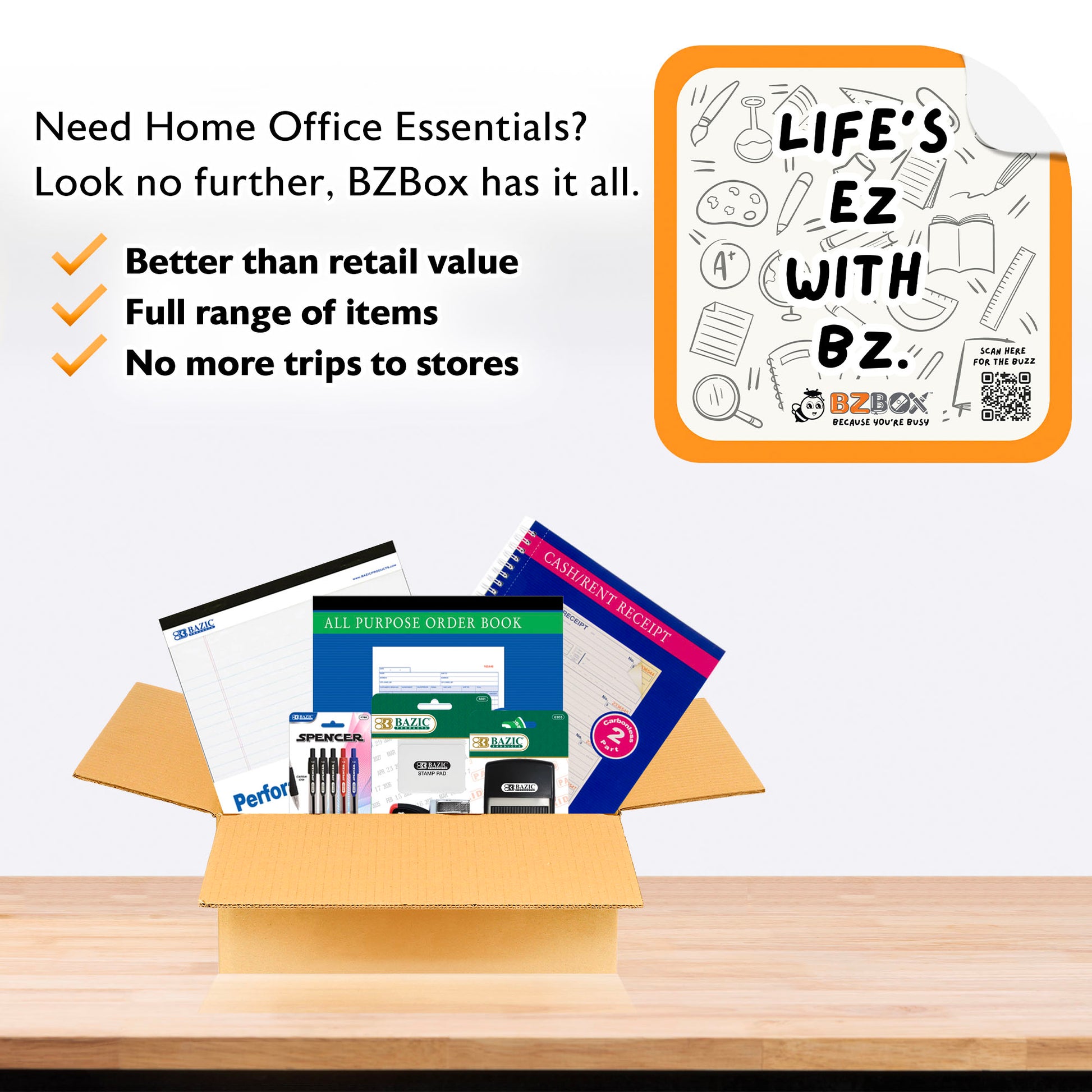 Small Business Forms and Business Supplies Kit, 6 items, MINI