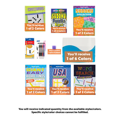 Teen and Adult Travel Activity Ensemble, Case Included, 10 items, MINI