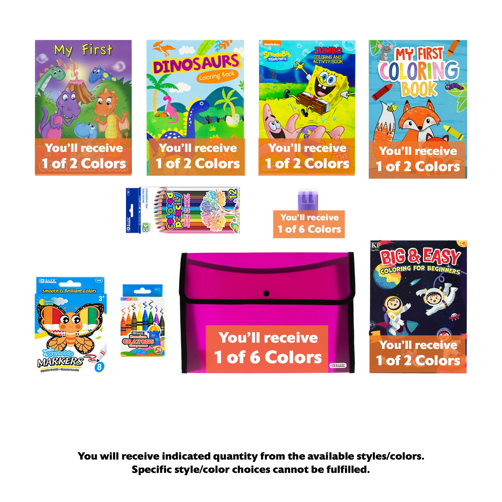 Kids Travel Activity Ensemble, Case Included, 10 items, MINI