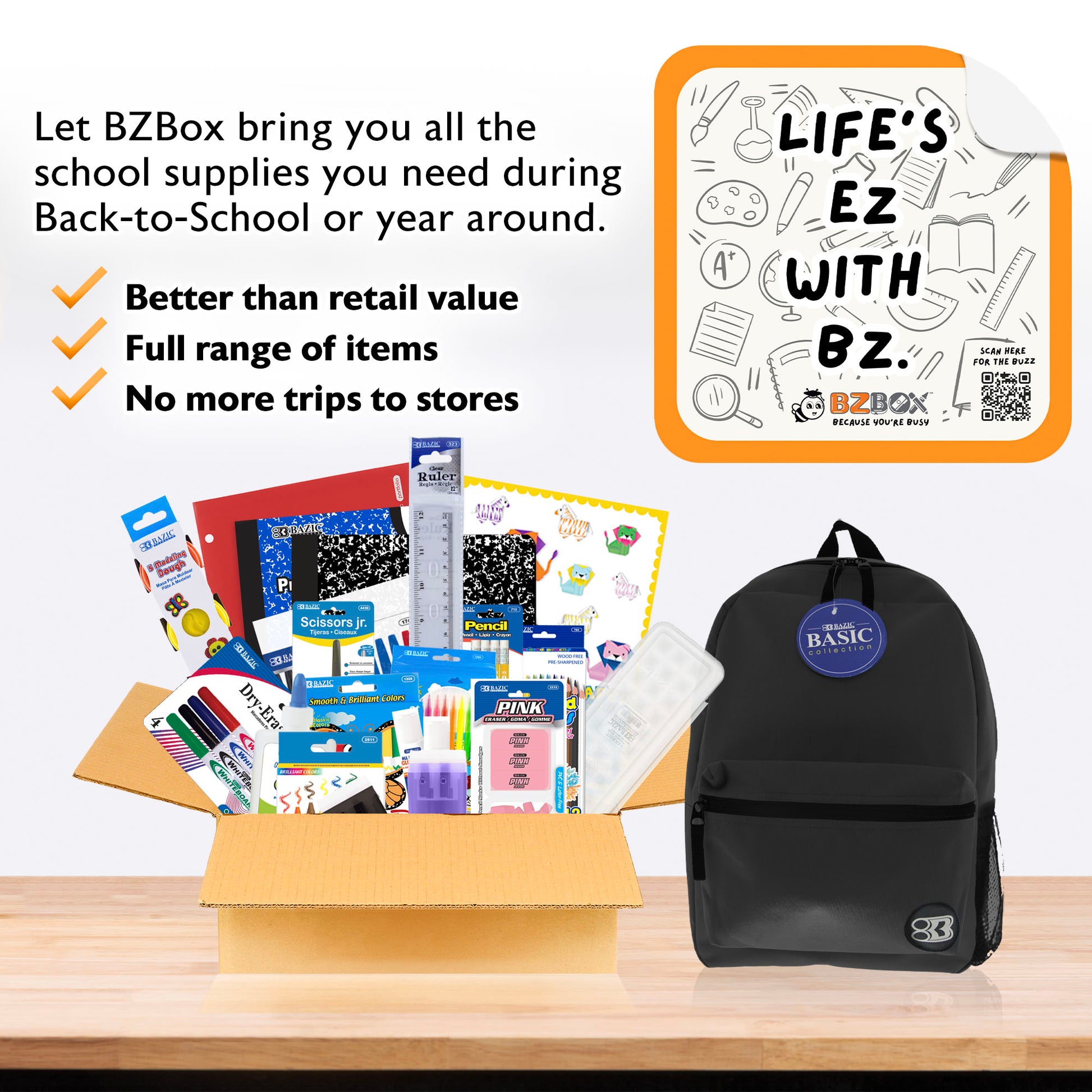 Back to School Kit, Grade 1, Std, Plus, US