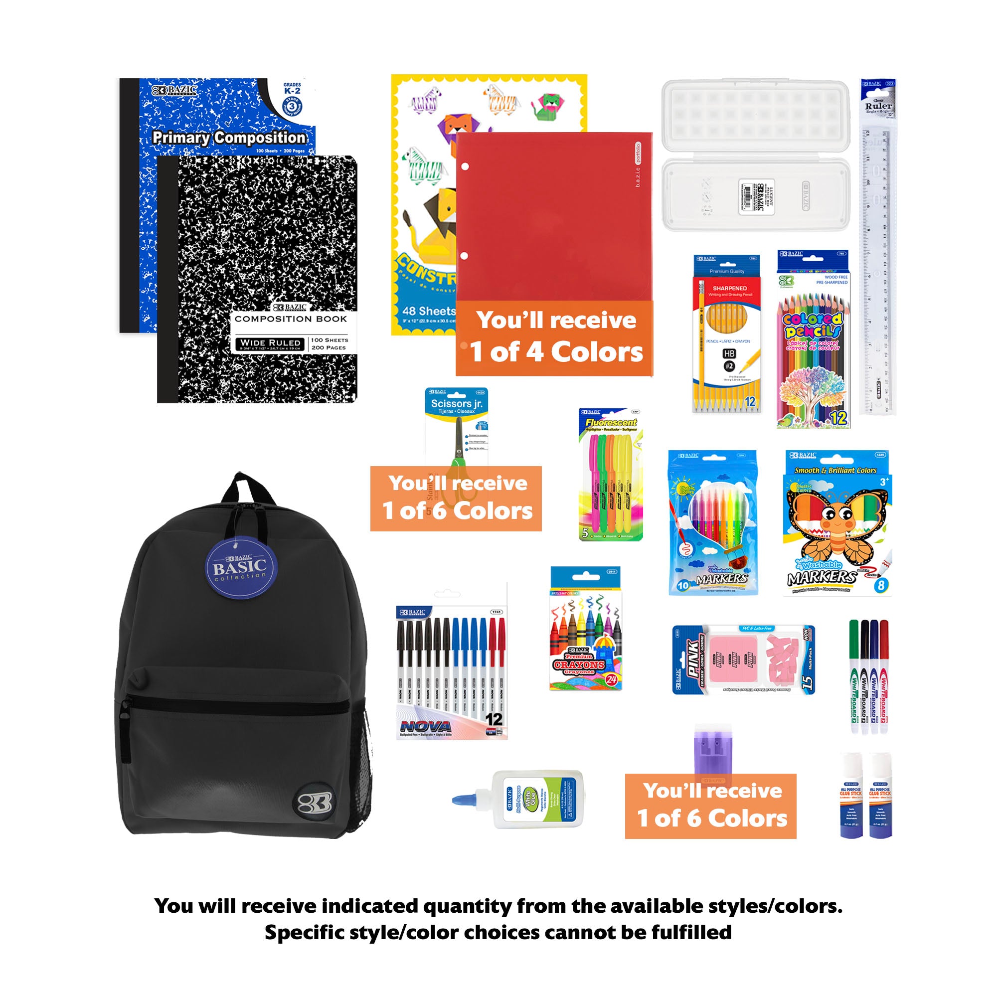 Back to School Kit, Grade 2, Std, Plus, US
