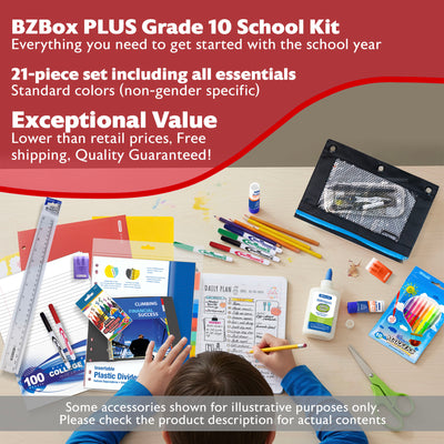 Back to School Kit, Grade 10, Std, Plus, US