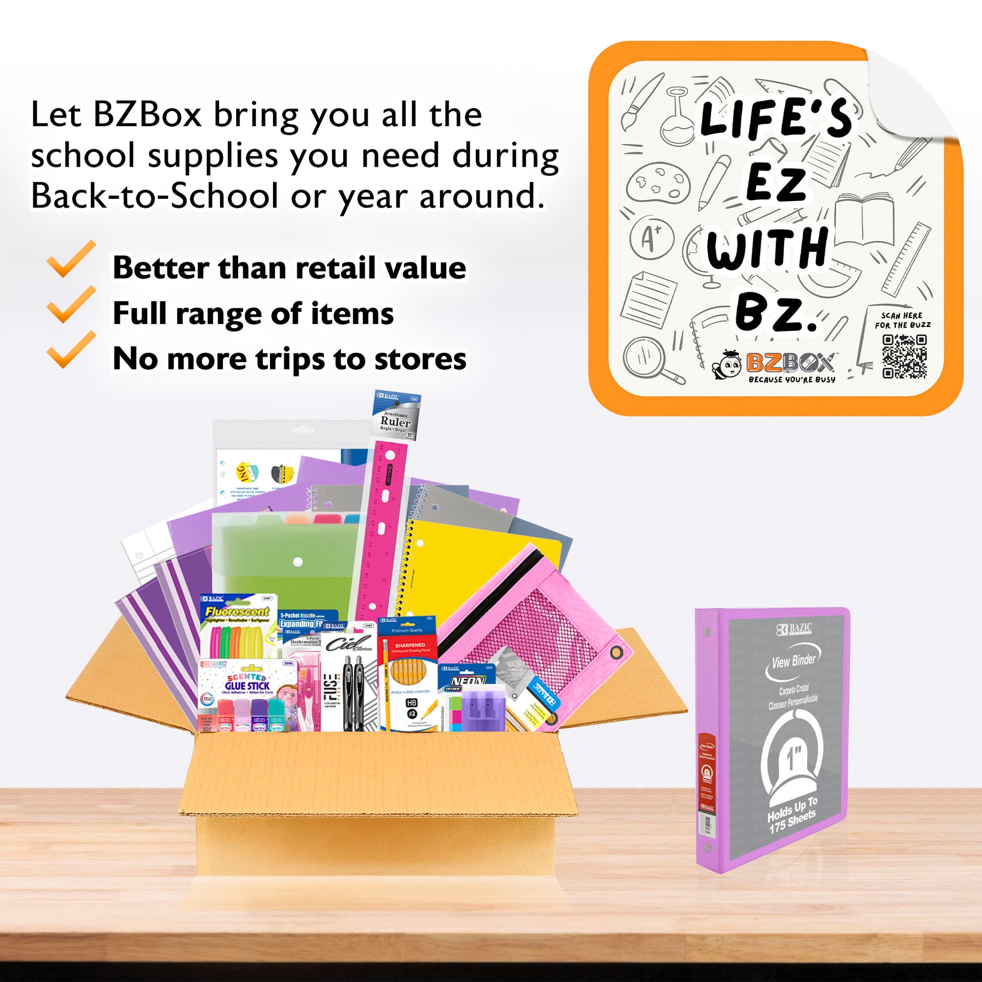 Back to School Kit, Grade 11, Girl, Plus, US
