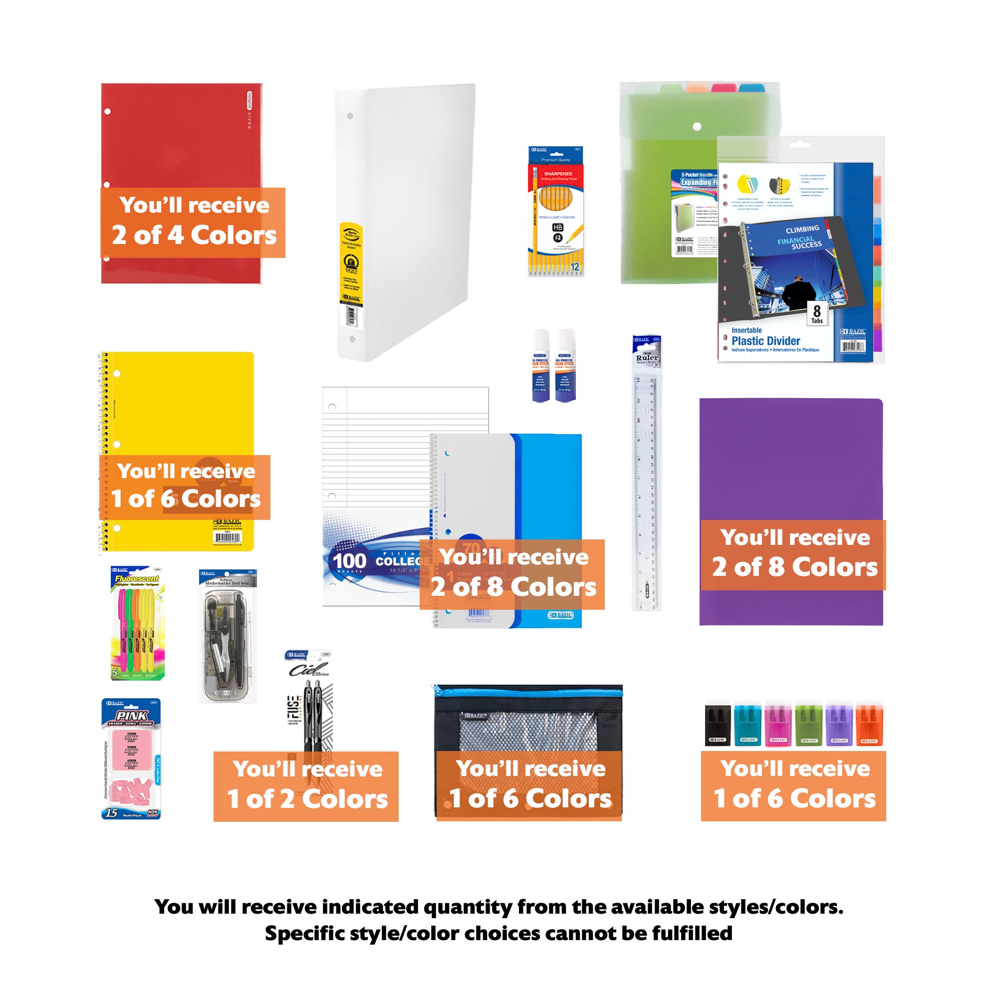 Back to School Kit, Grade 11, Std, Plus, US