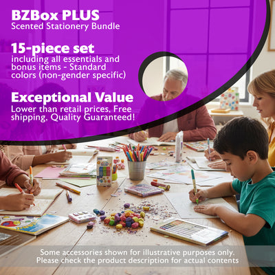 Scented Stationery Bundle, Girl, 15 items, PLUS