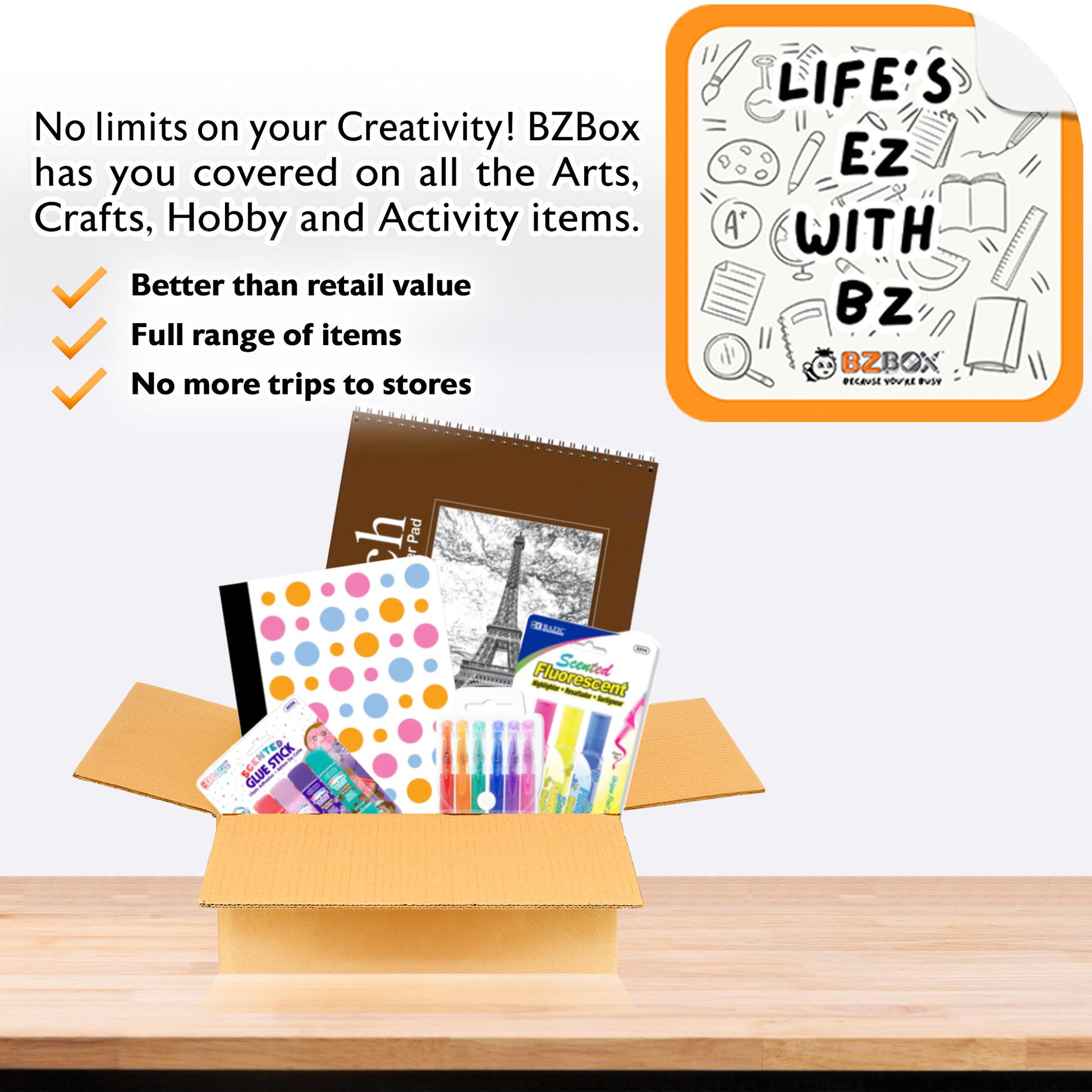 Scented Stationery Bundle, Girl, 15 items, PLUS