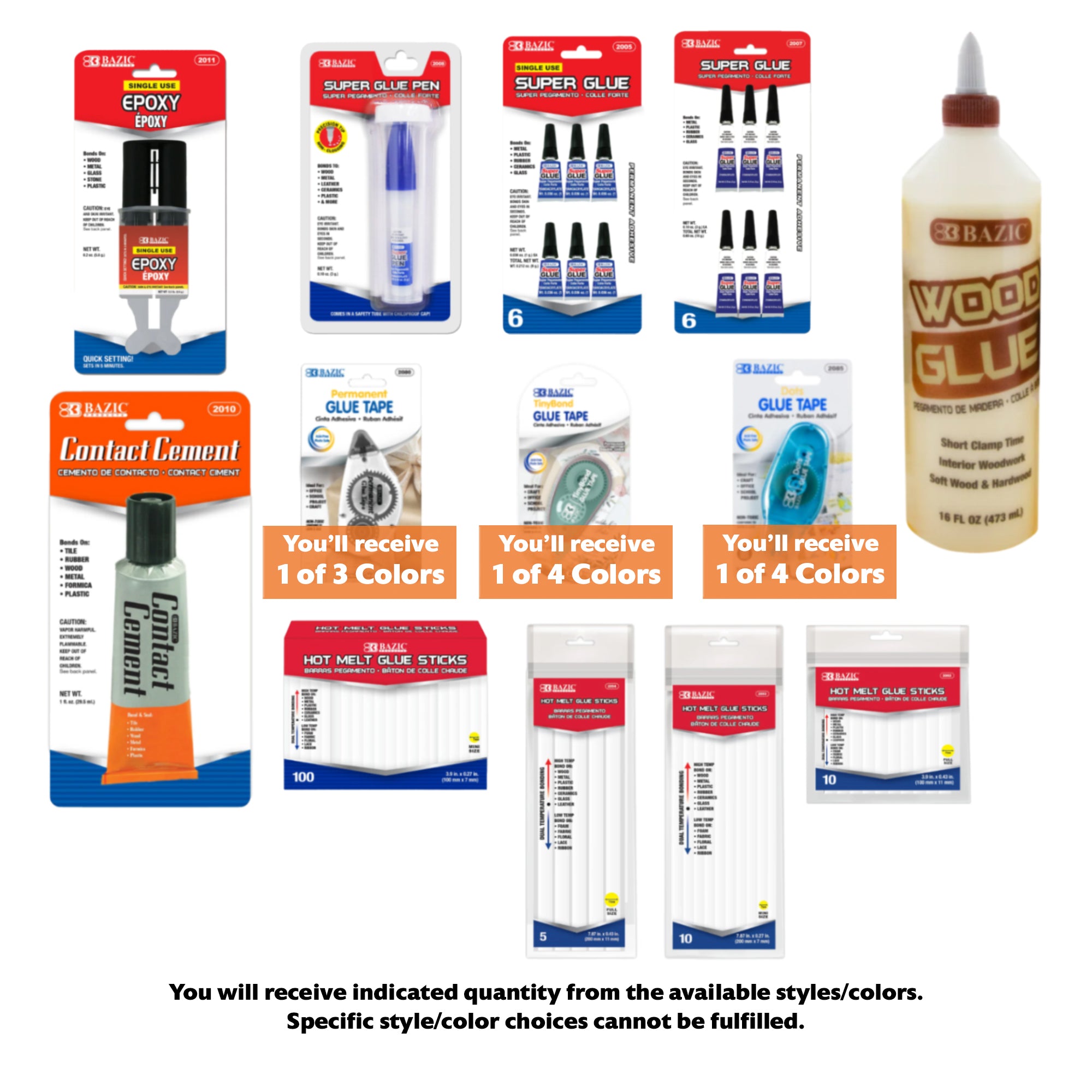 Specialty Glues and Project Adhesives Bundle, 13 items, PLUS