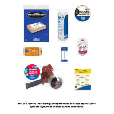 Premium Assortment of Packaging and Shipping supplies, 8 items, PLUS