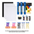 Fans and Supporters Signage Kit by BZ, 16-piece event kit with colorful signs and banners for cheering and supporting at events.