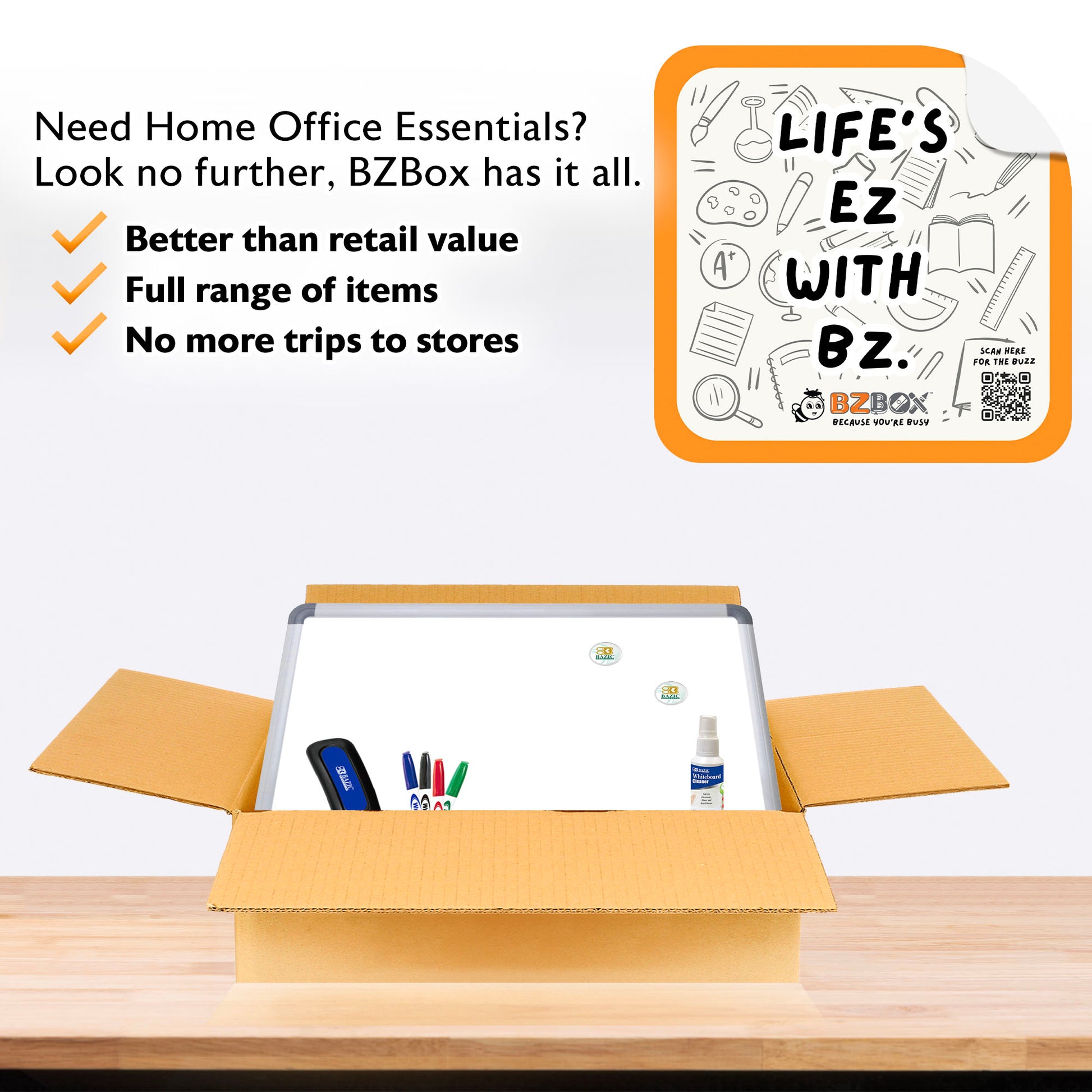 24"x36" Aluminium Frame Magnetic Dry Erase Board kit, PLUS