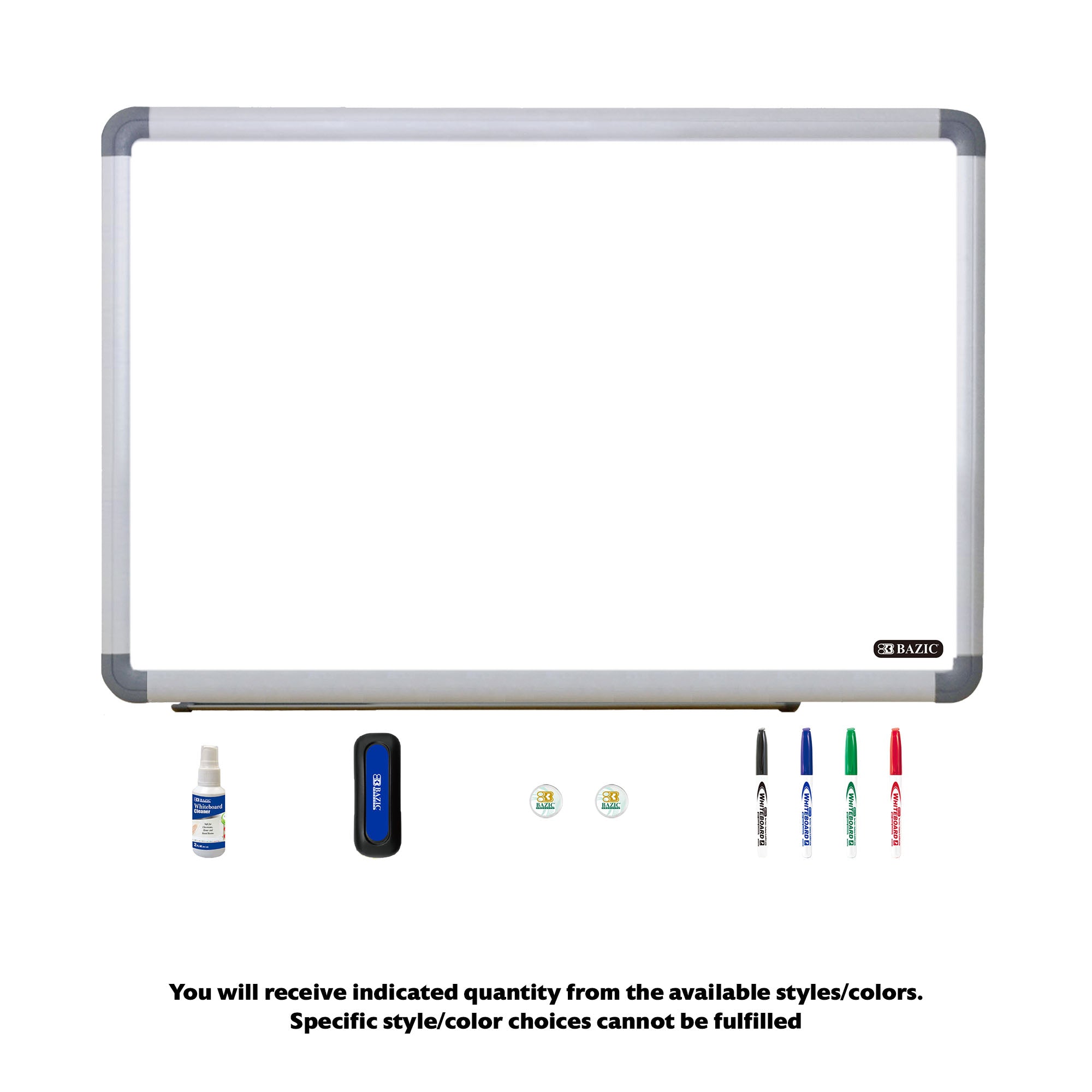24"x36" Aluminium Frame Magnetic Dry Erase Board kit, PLUS