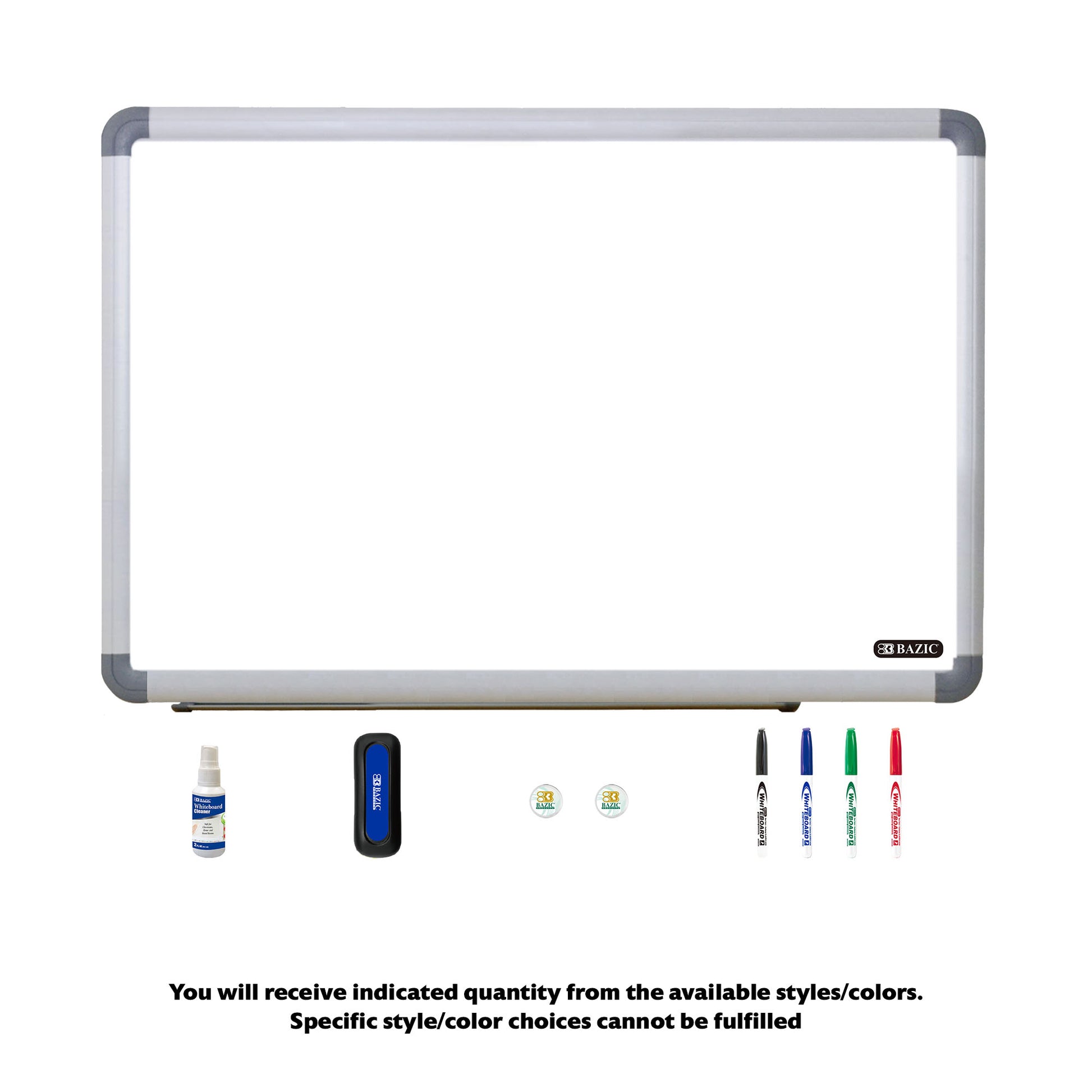 24"x36" Aluminium Frame Magnetic Dry Erase Board kit, PLUS