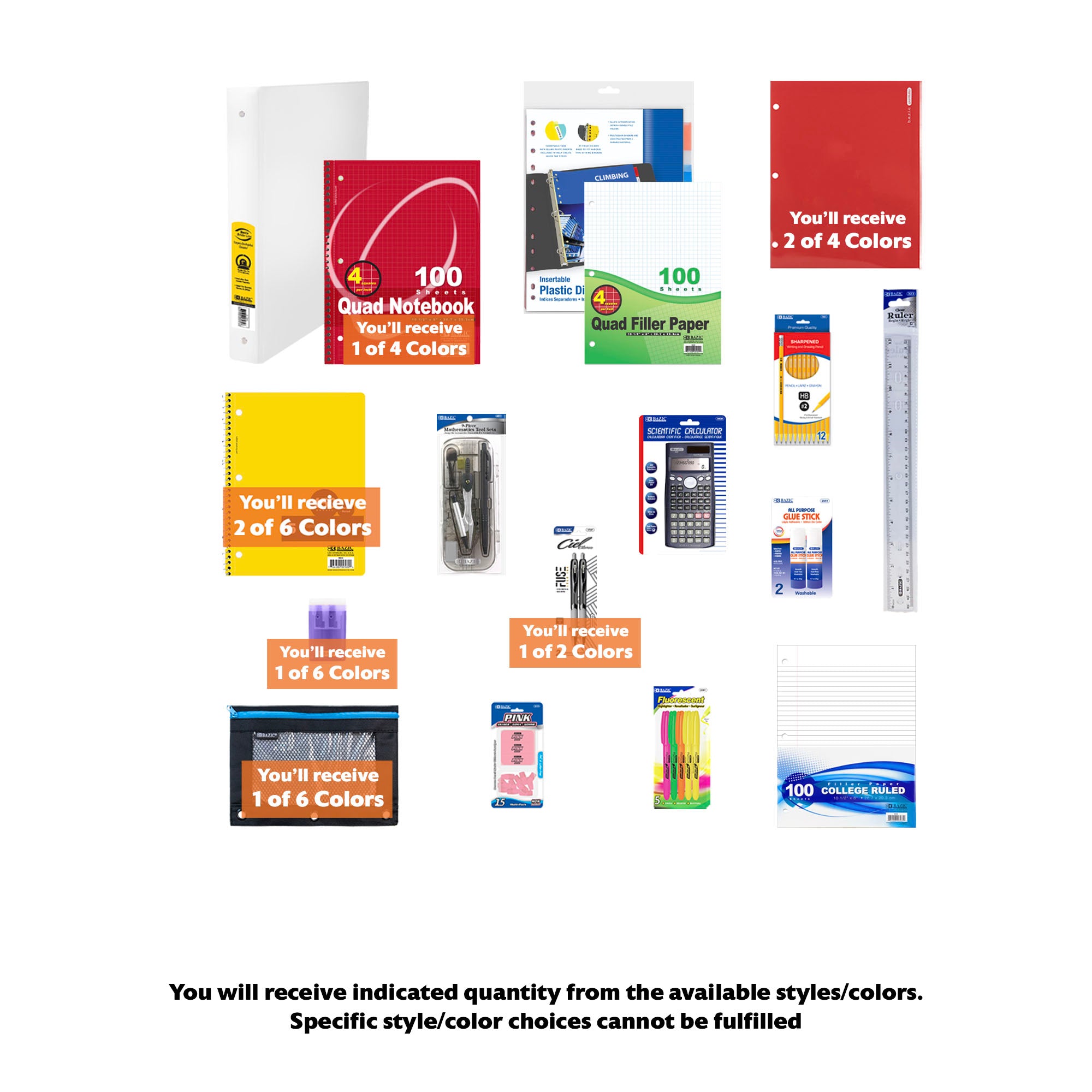 Advanced Math School Kit, High School, Std, PLUS, US