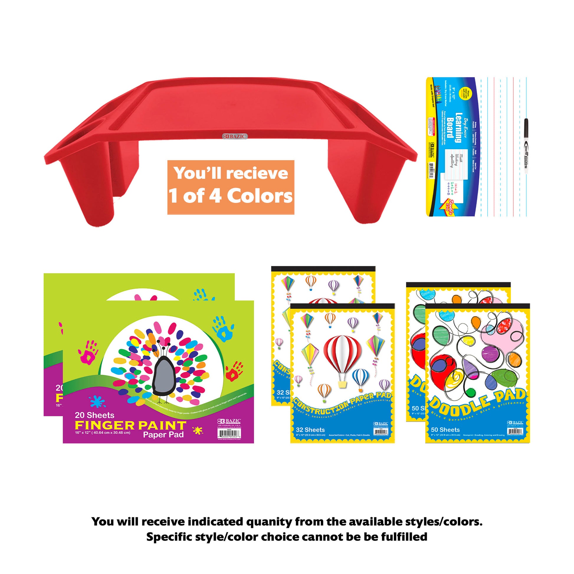 Early Learning Kit, with Standard Lapboard,  8 items, Plus - BZBox