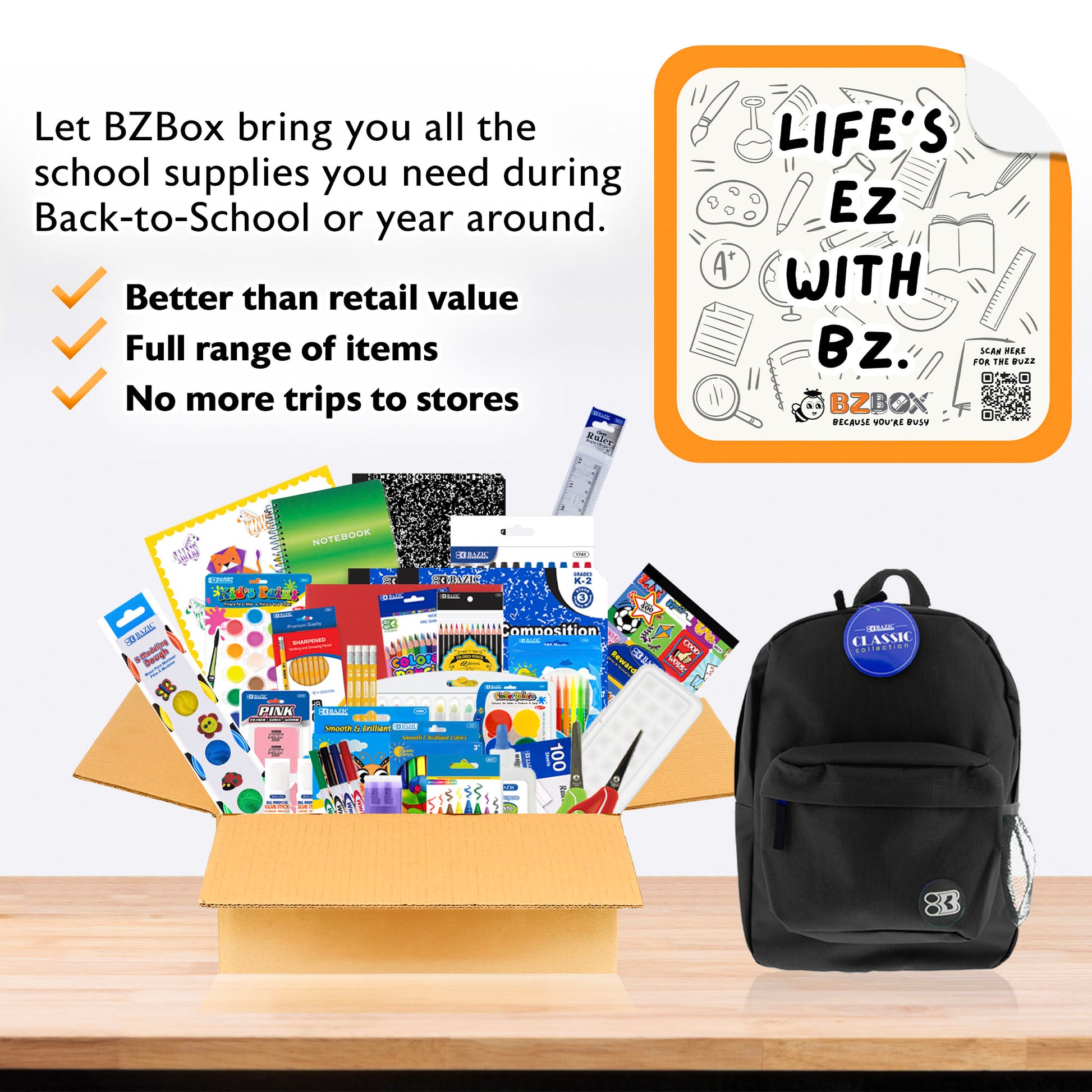 Back to School Kit, Grade 1, Std, Max, US