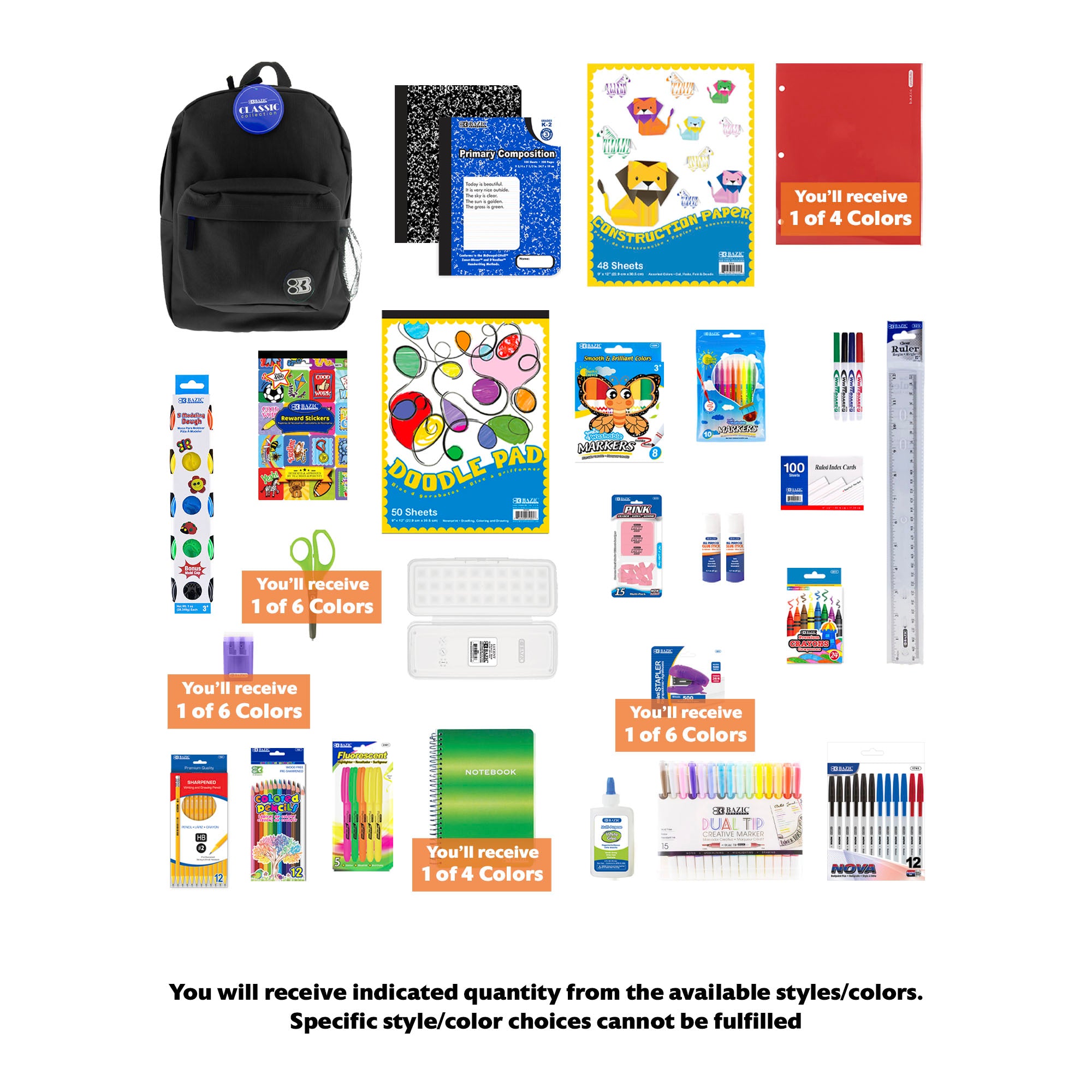 Back to School Kit, Grade 2, Std, Max, US