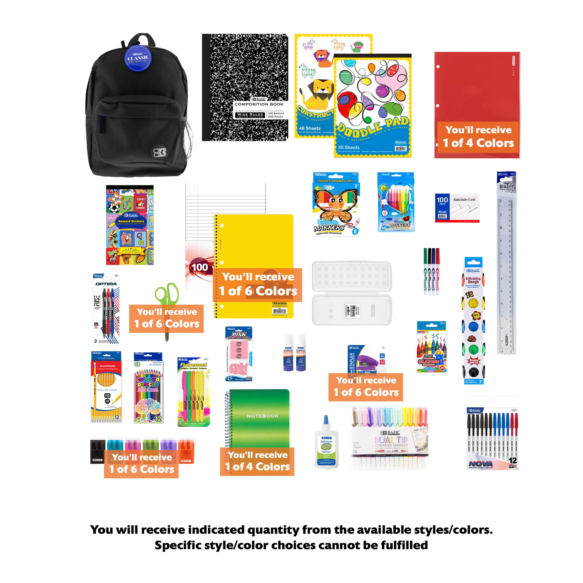 Back to School Kit, Grade 3, Std, Max, US