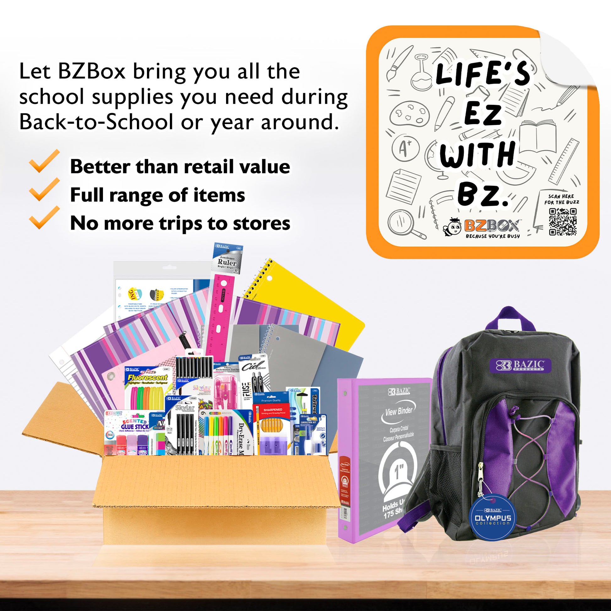 Back to School Kit, Grade 10, Girl, Max, US