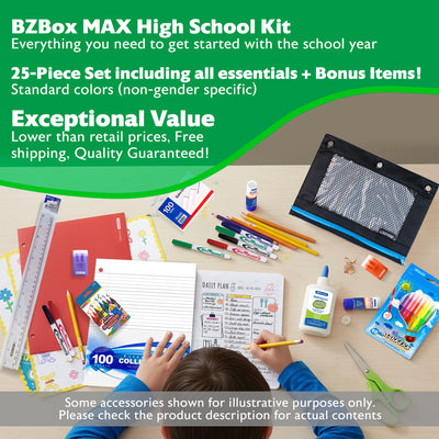 Back to School Kit, High School, Std, Max, US