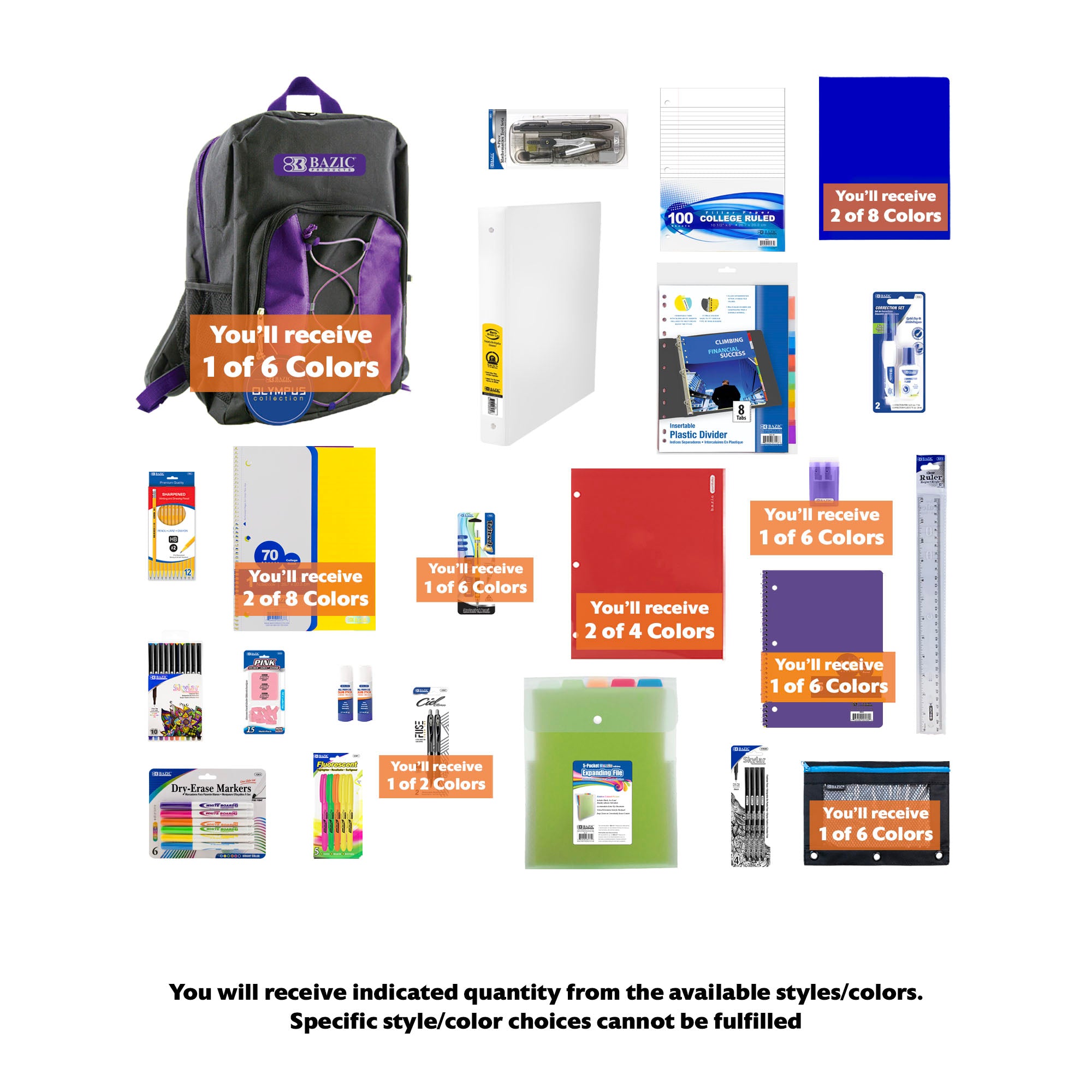 Back to School Kit, Grade 11, Std, Max, US