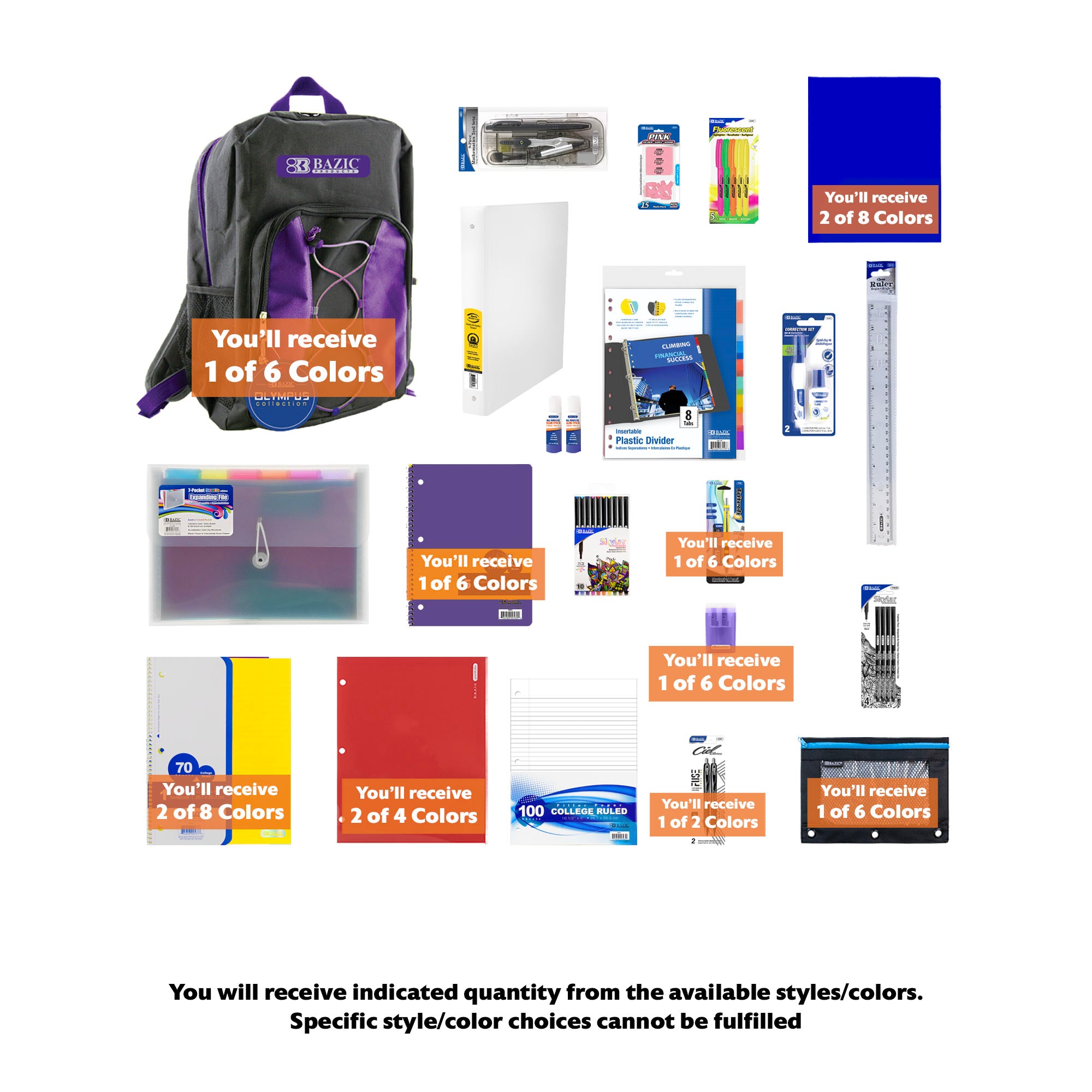 Back to School Kit, Grade 12, Std, Max, US