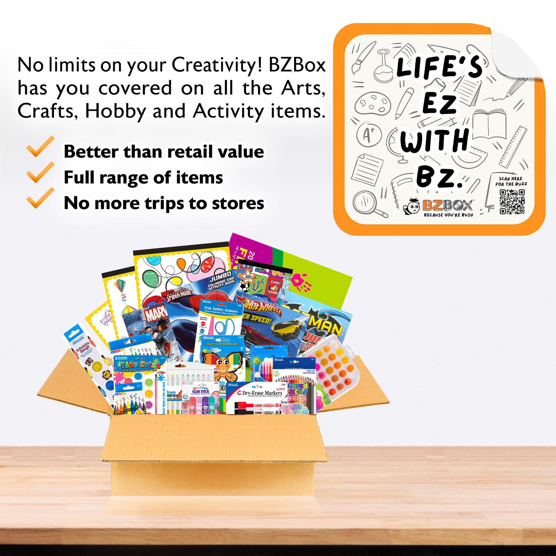 Kids Jumbo Coloring Activity Kit, Extended Kit, MAX, 26 items, BOY Theme Books.