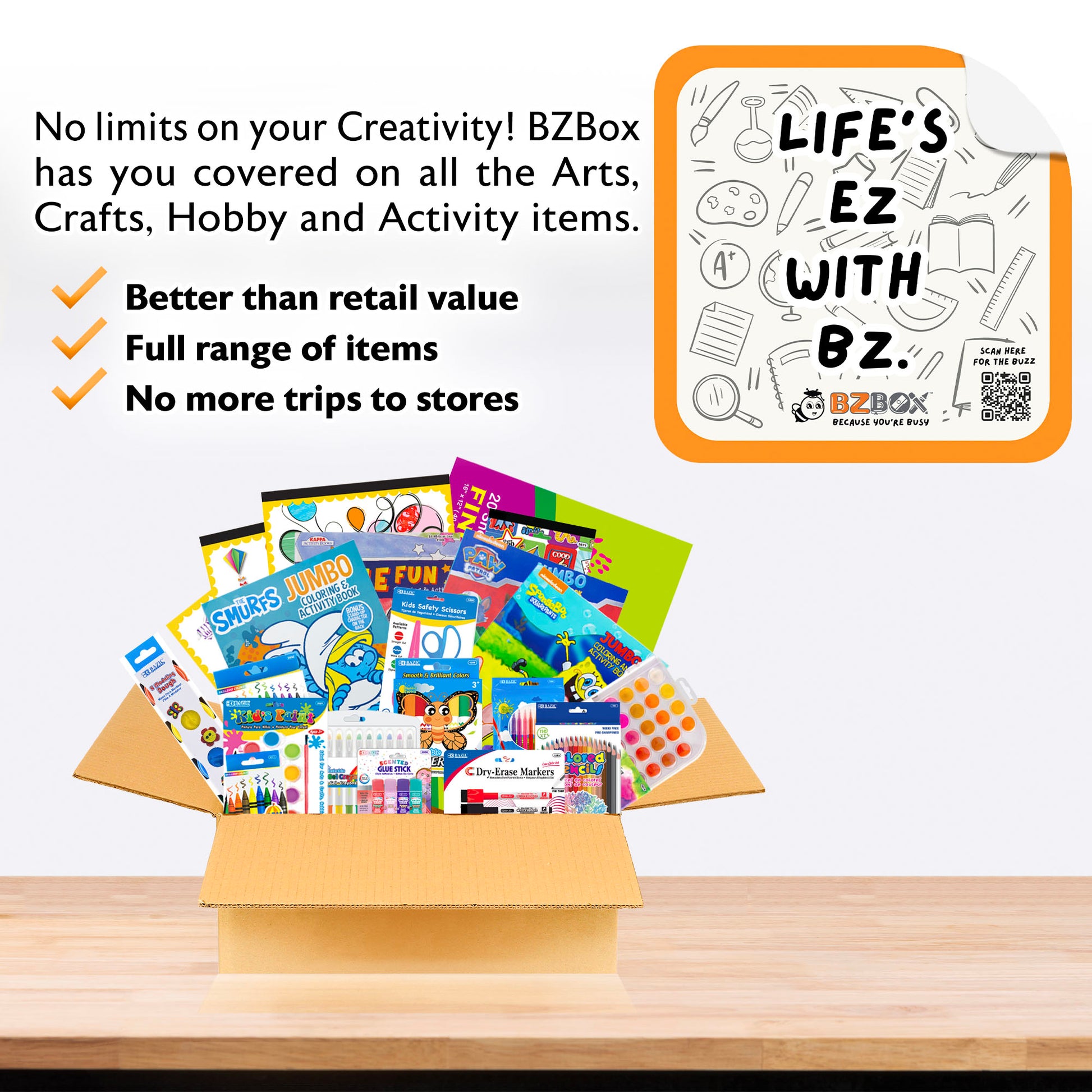 Kids Jumbo Coloring Activity Kit, Extended Kit, MAX, 26 items, Unisex