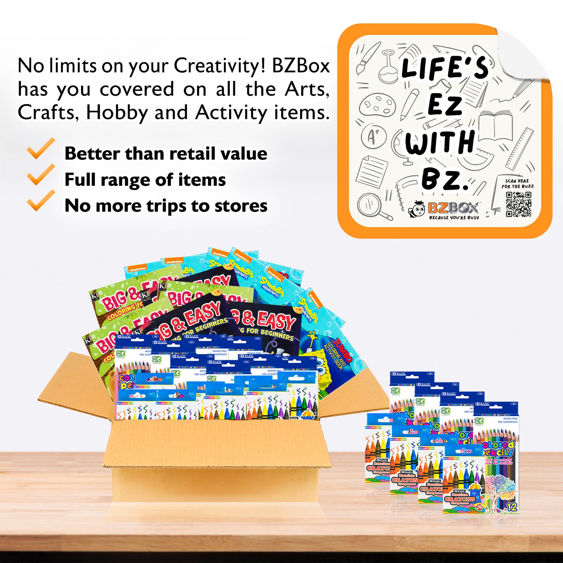Group Actiity Kit for 12 Kids, Coloring Bundle, Unisex, 36 items, MAX