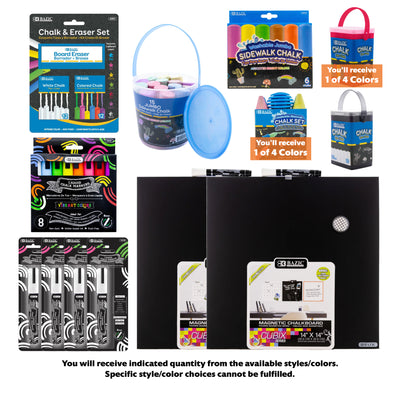 Varienty of Chalk Items Bundle, 13 items, MAX